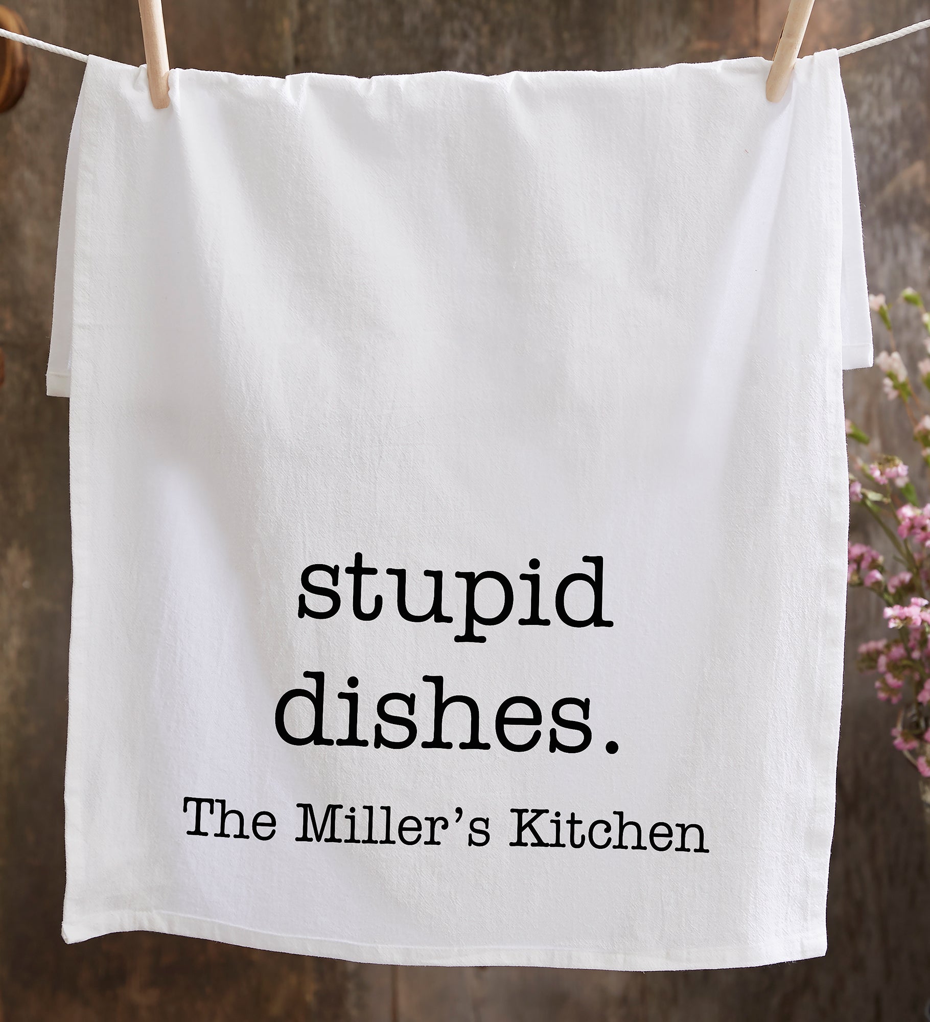 Kitchen Expressions Personalized Flour Sack Towel