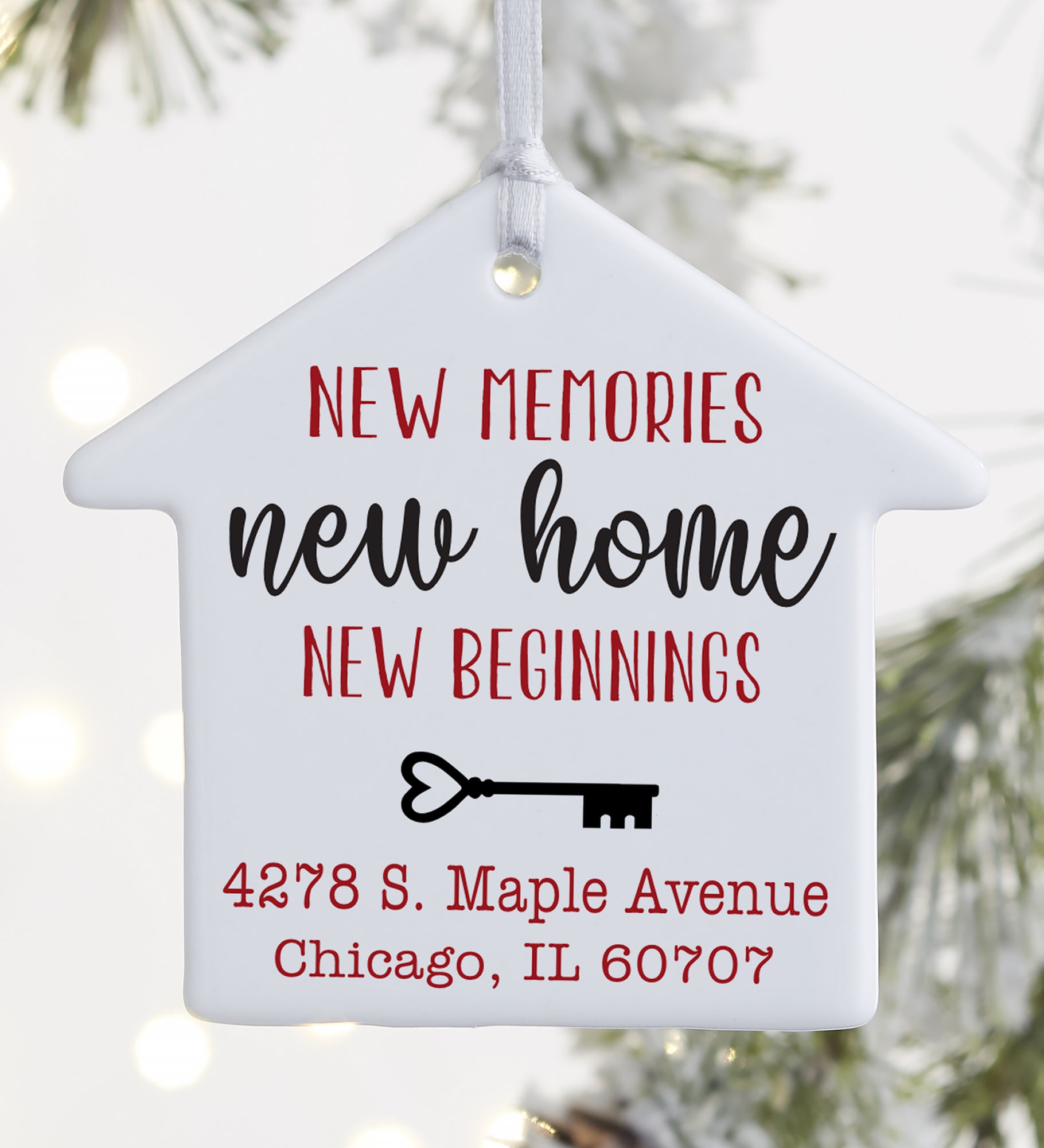 New Memories, New Home Personalized Ornament