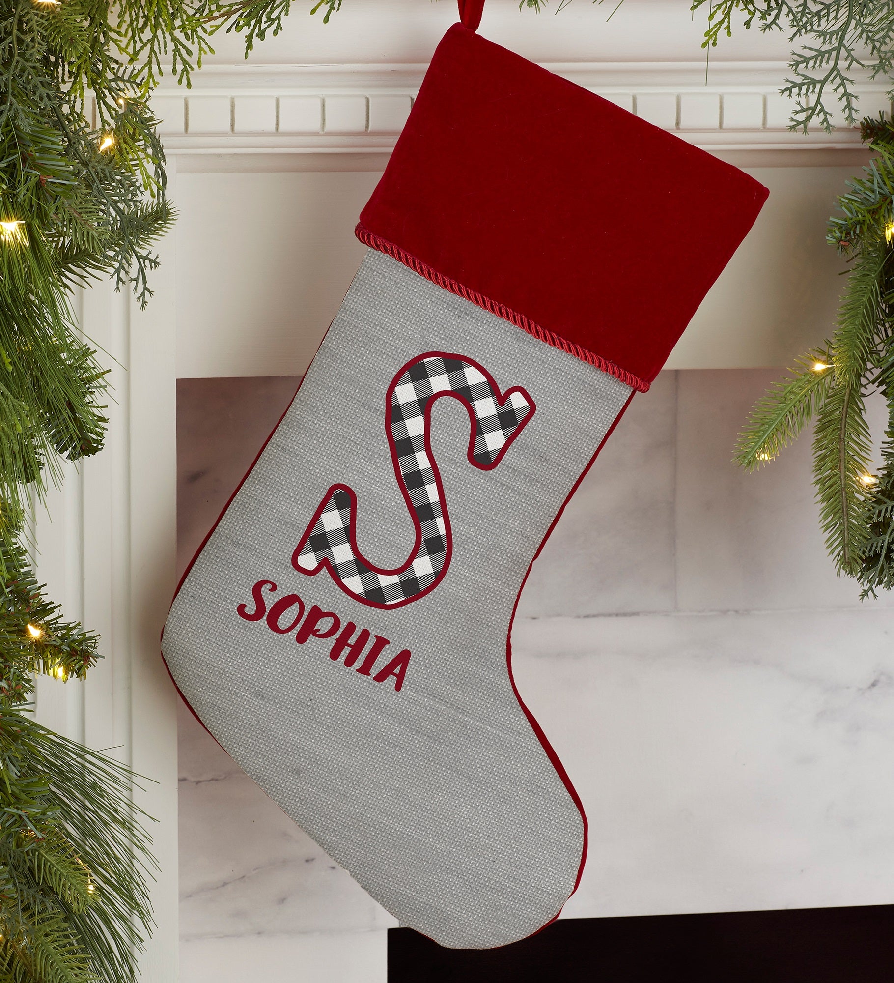 Farmhouse Christmas Personalized Christmas Stockings