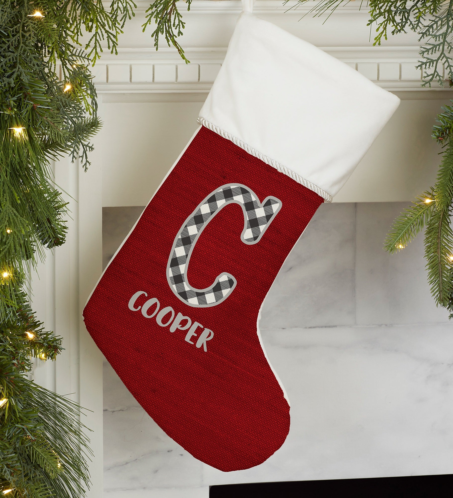 Farmhouse Christmas Personalized Christmas Stockings