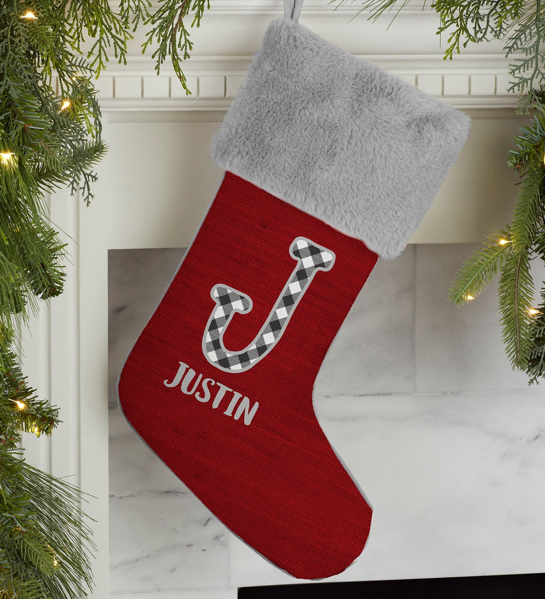Farmhouse Christmas Personalized Christmas Stockings