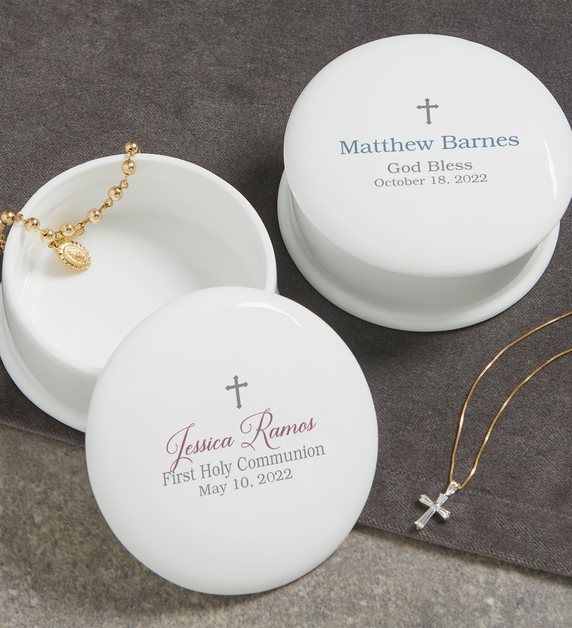 God Bless Personalized Jewelry Box