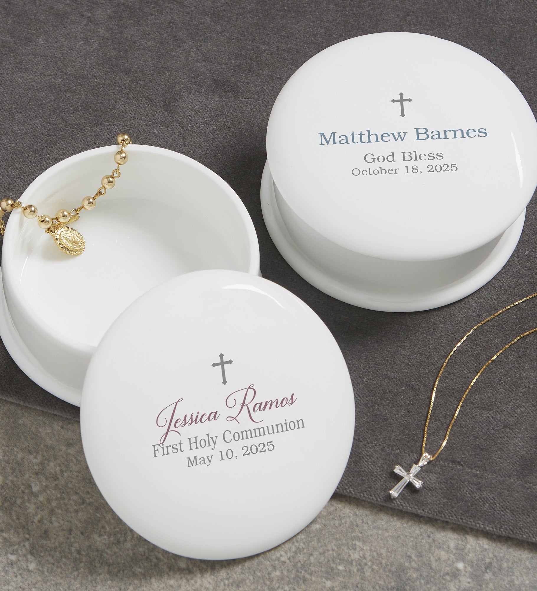 God Bless Personalized Jewelry Box