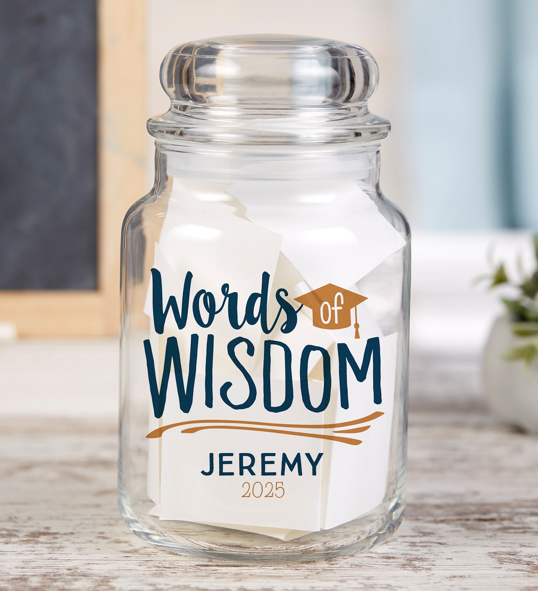 Graduation Wishes &amp; Memories Personalized Jar