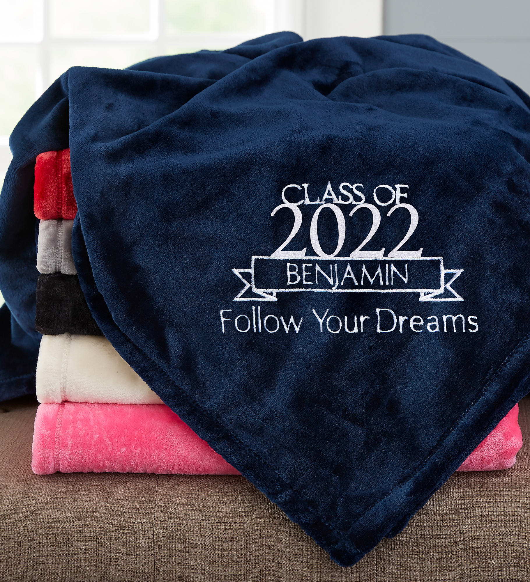 Graduation Personalized Fleece Blanket