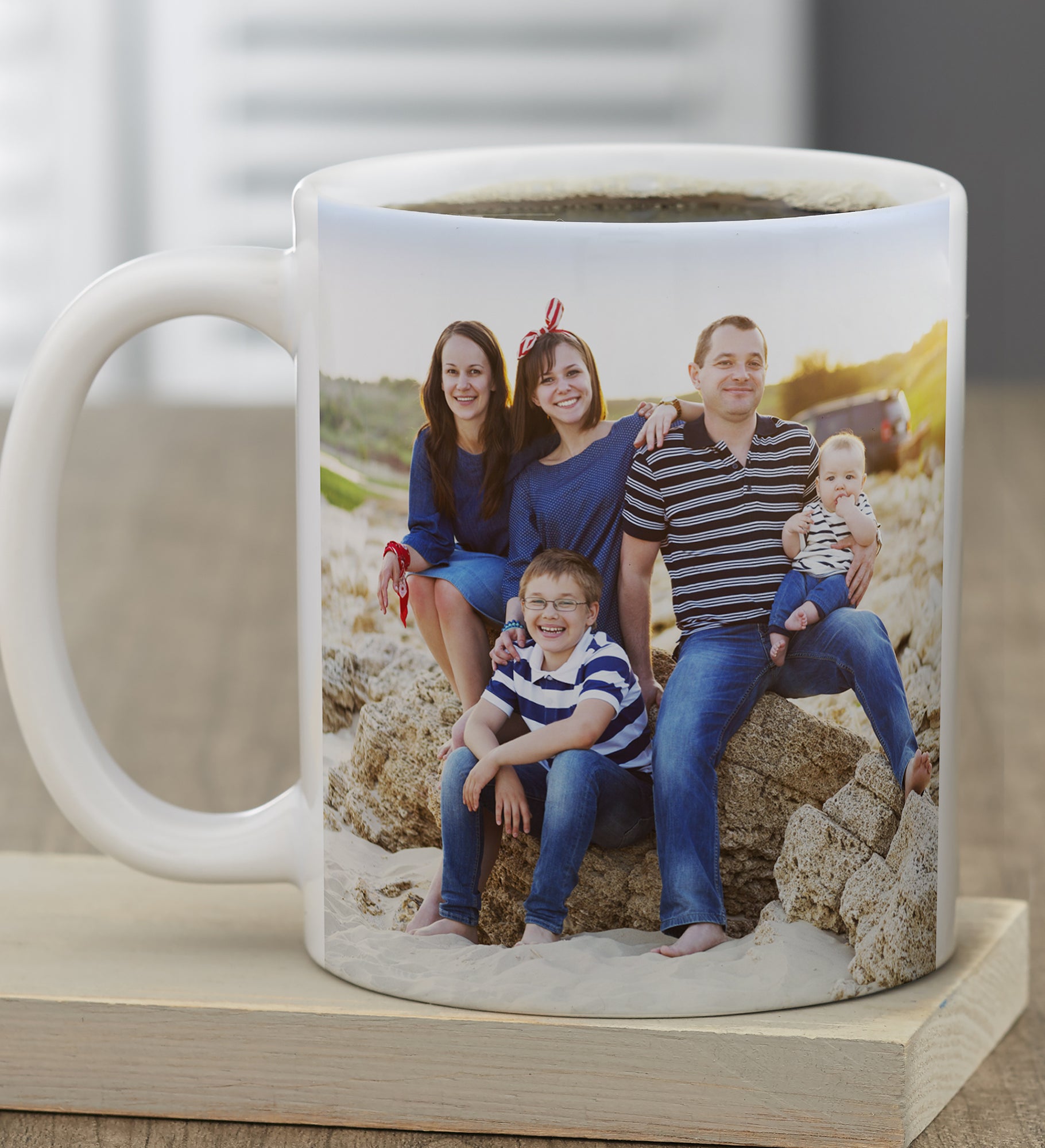 We're Engaged Personalized 30 oz. Oversized Coffee Mug