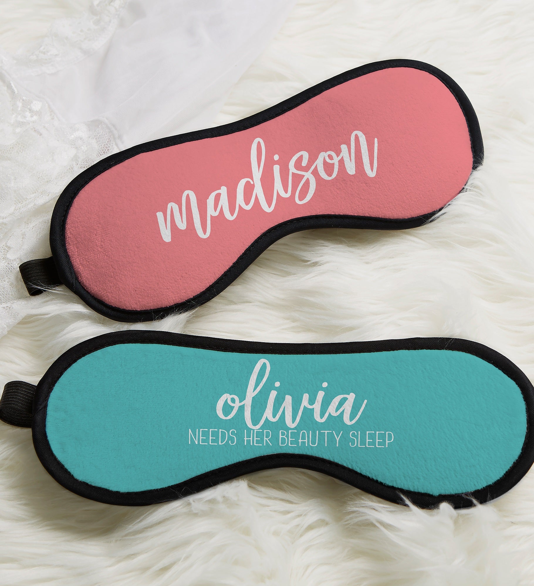 Scripty Style Personalized Sleep Mask