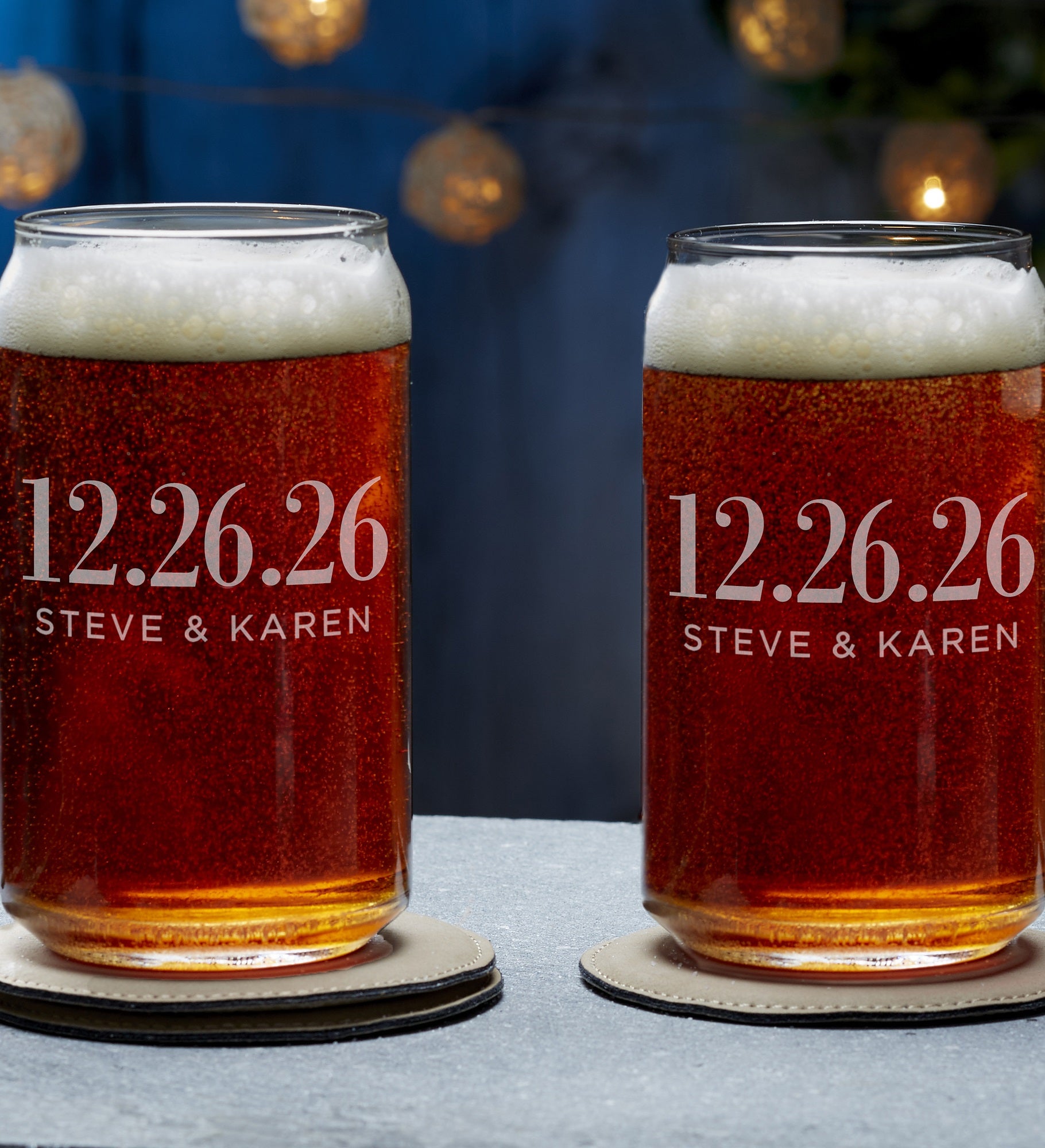 The Big Day Personalized Wedding Favor Glasses