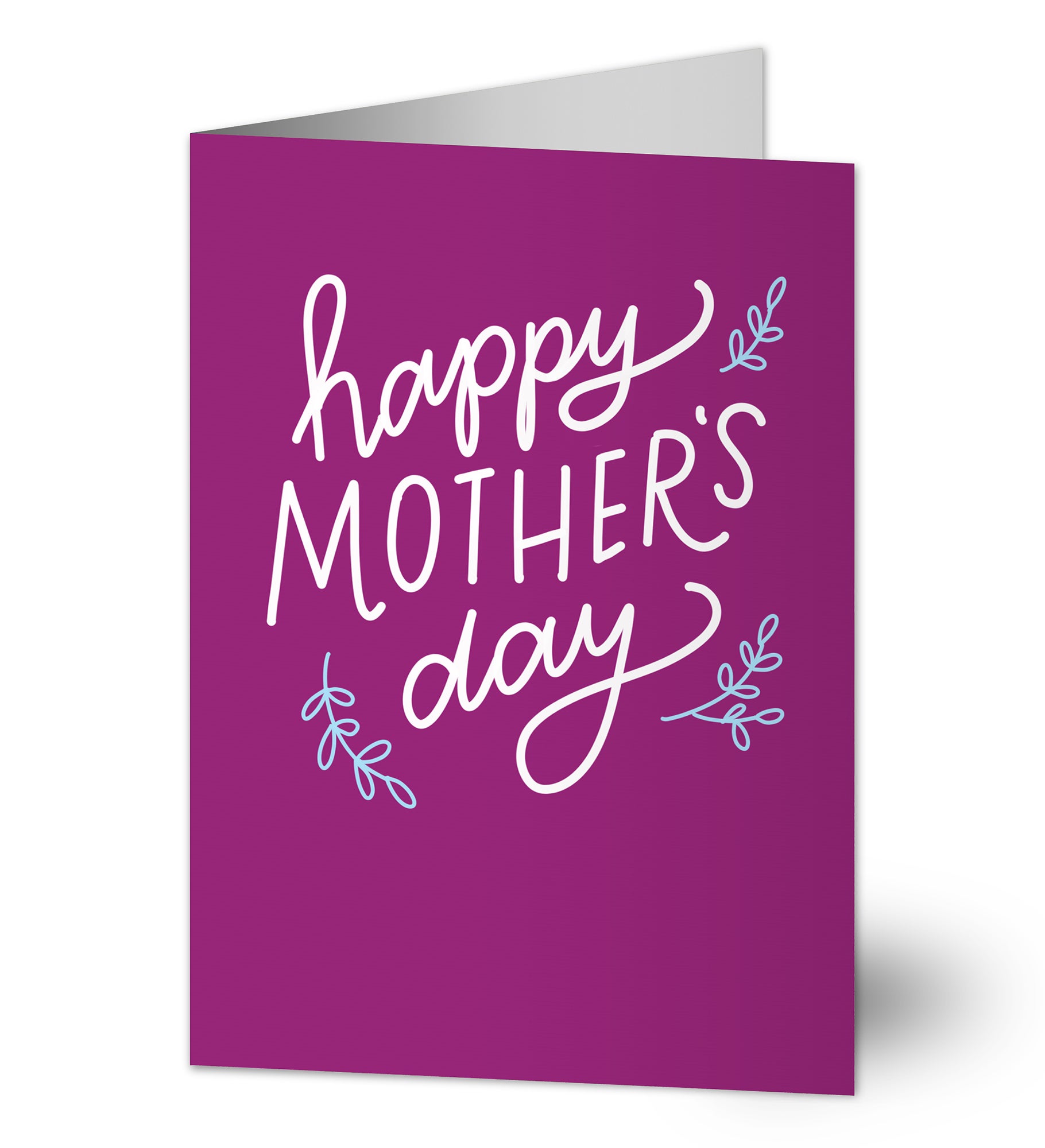 Happy Mother's Day Script Greeting Card