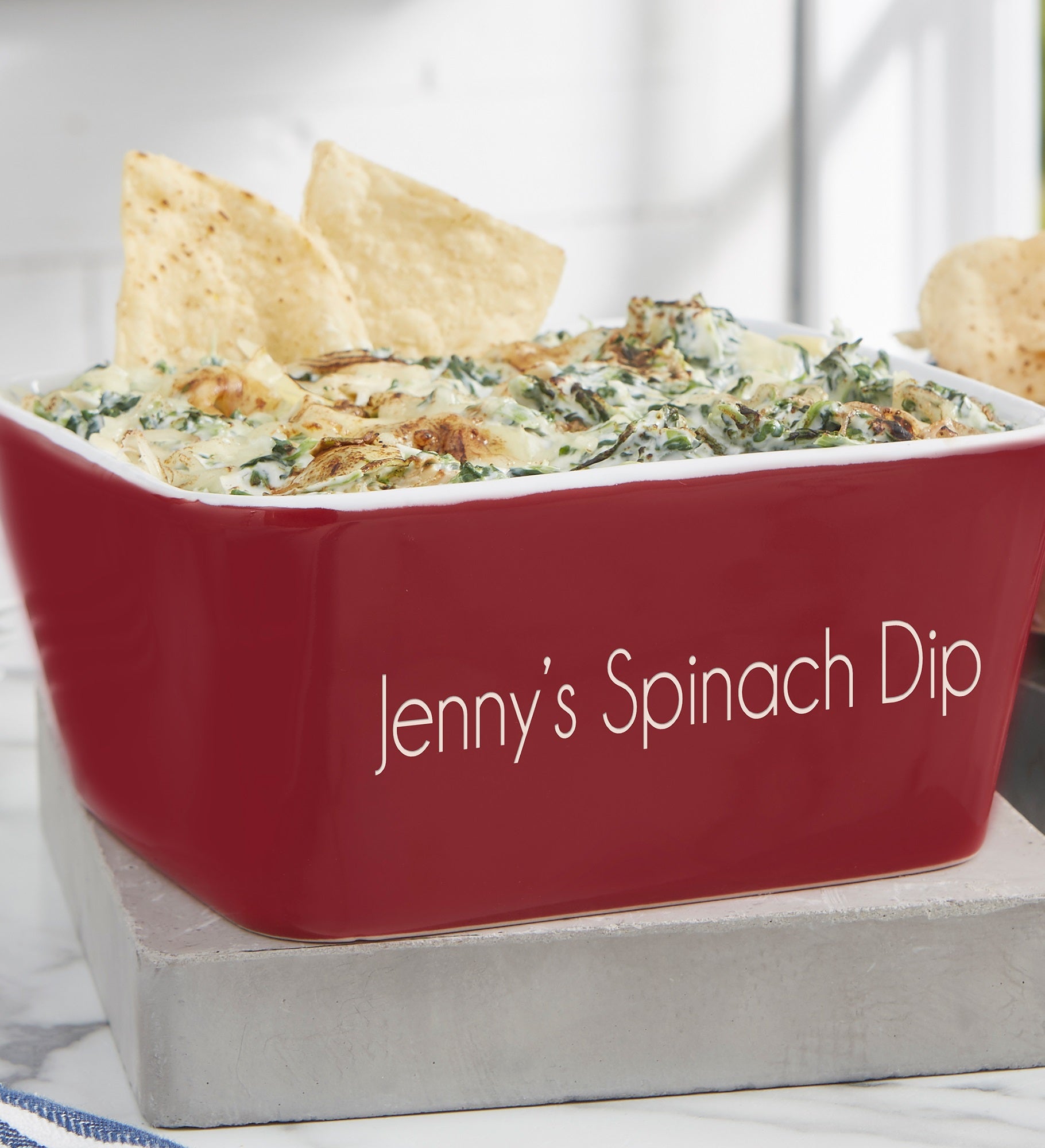 Personalized Small Classic Square Baking Dish