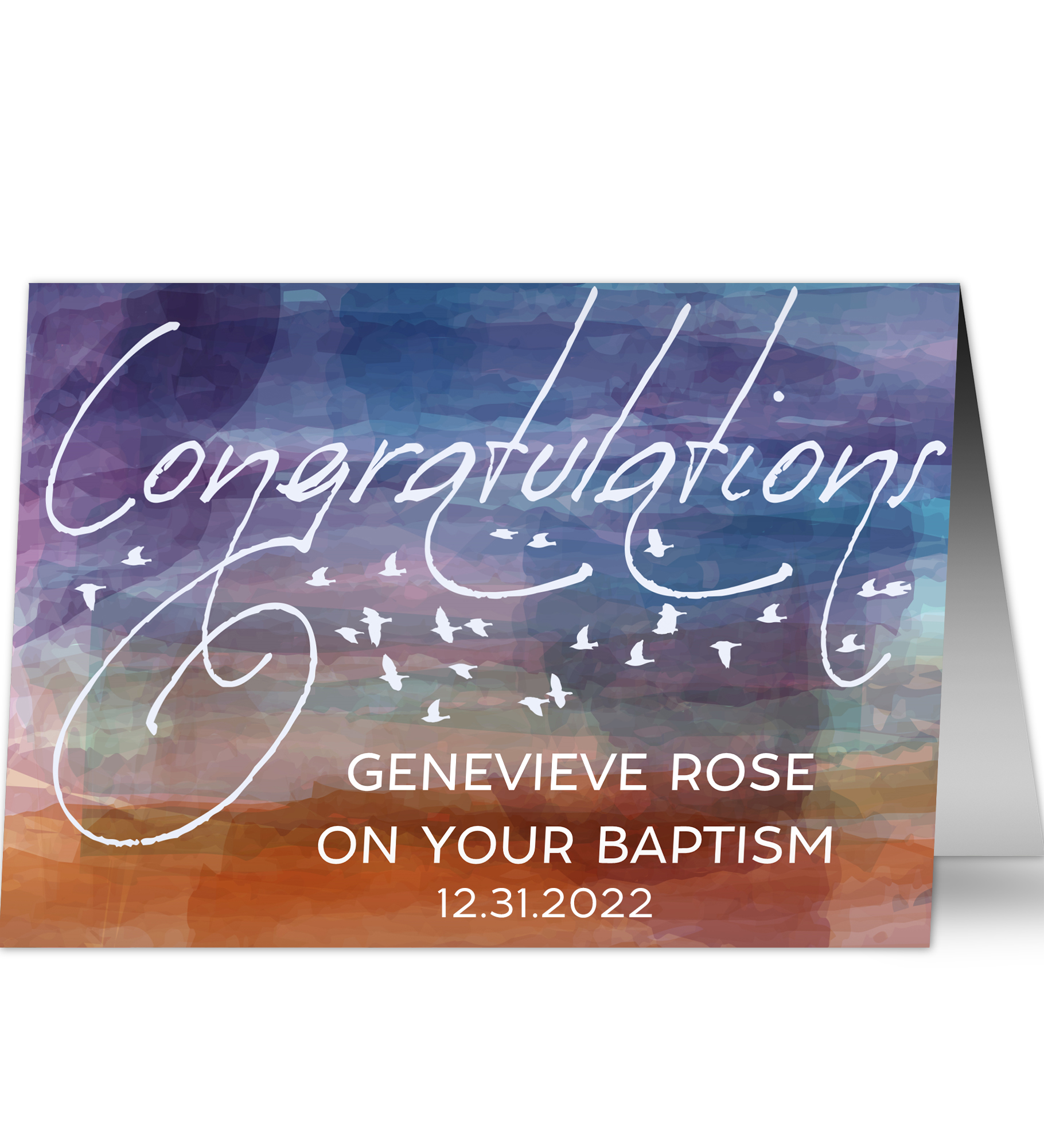 Baptism Congratulations Greeting Card