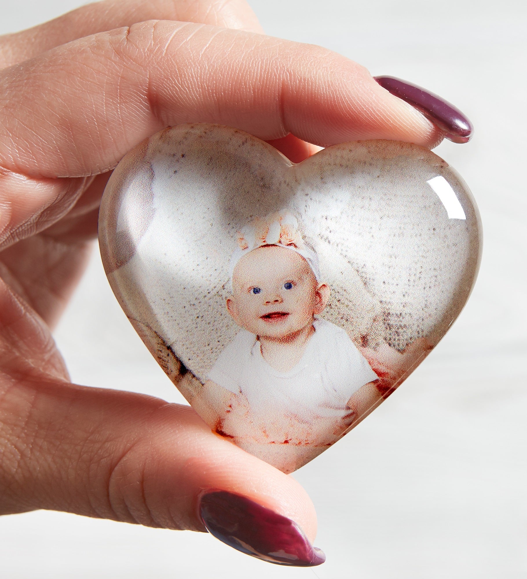 Photo Memories Personalized Mini Heart Keepsake
