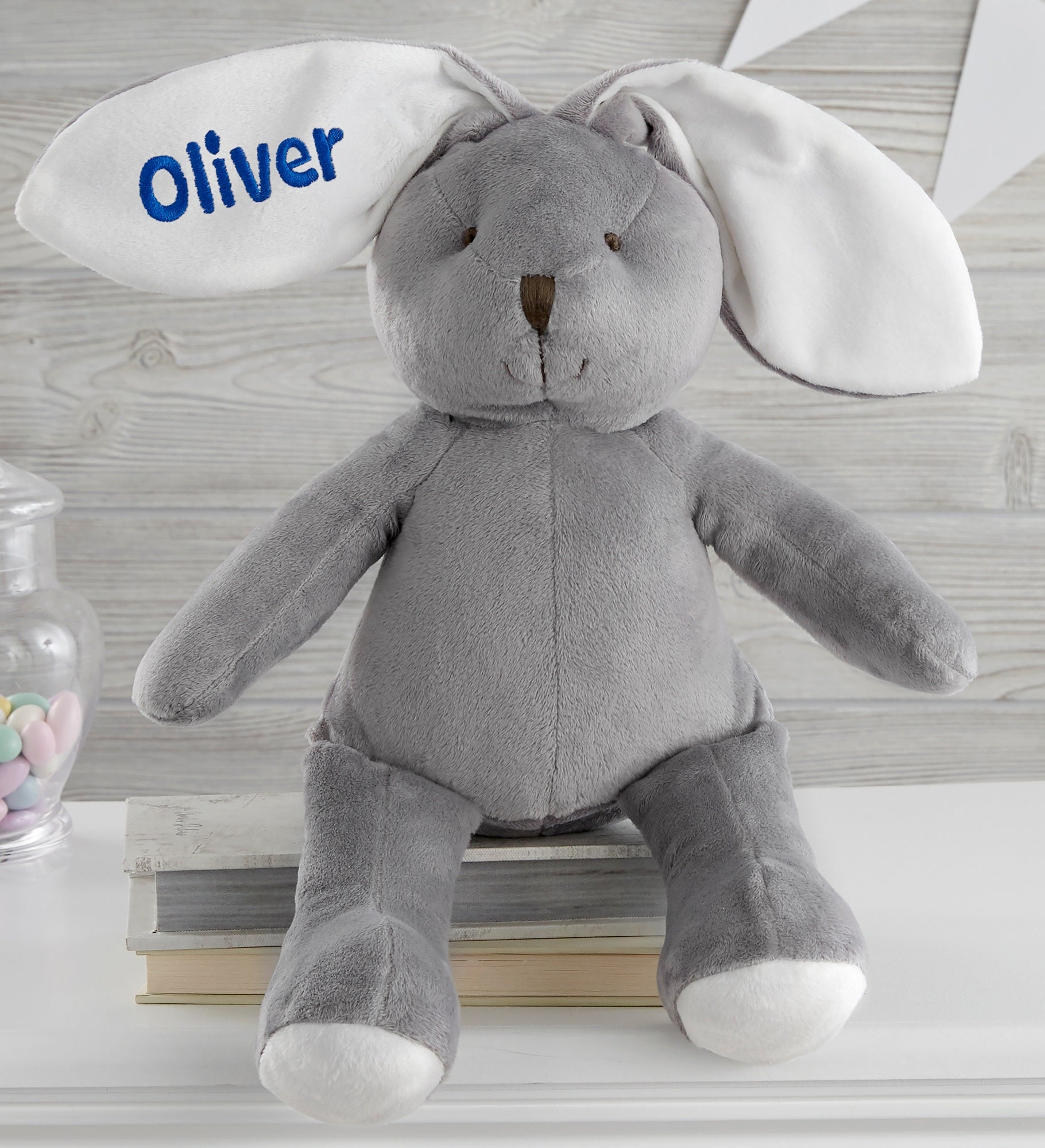 Embroidered 16" Plush Bunny