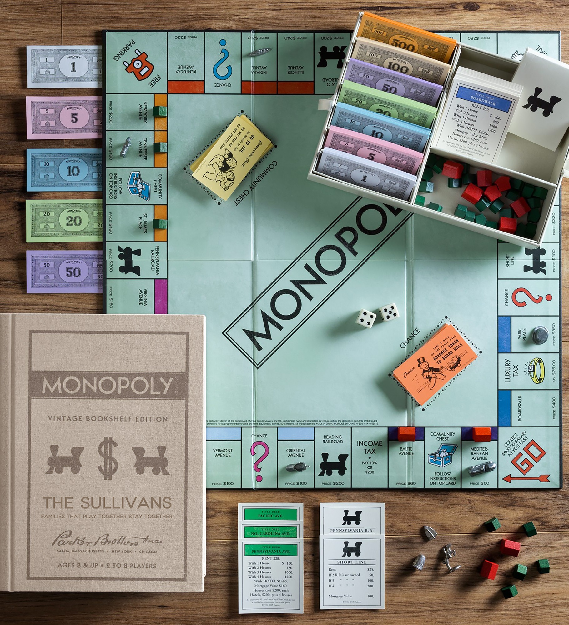 Monopoly® Personalized Vintage Bookshelf Edition Board Game