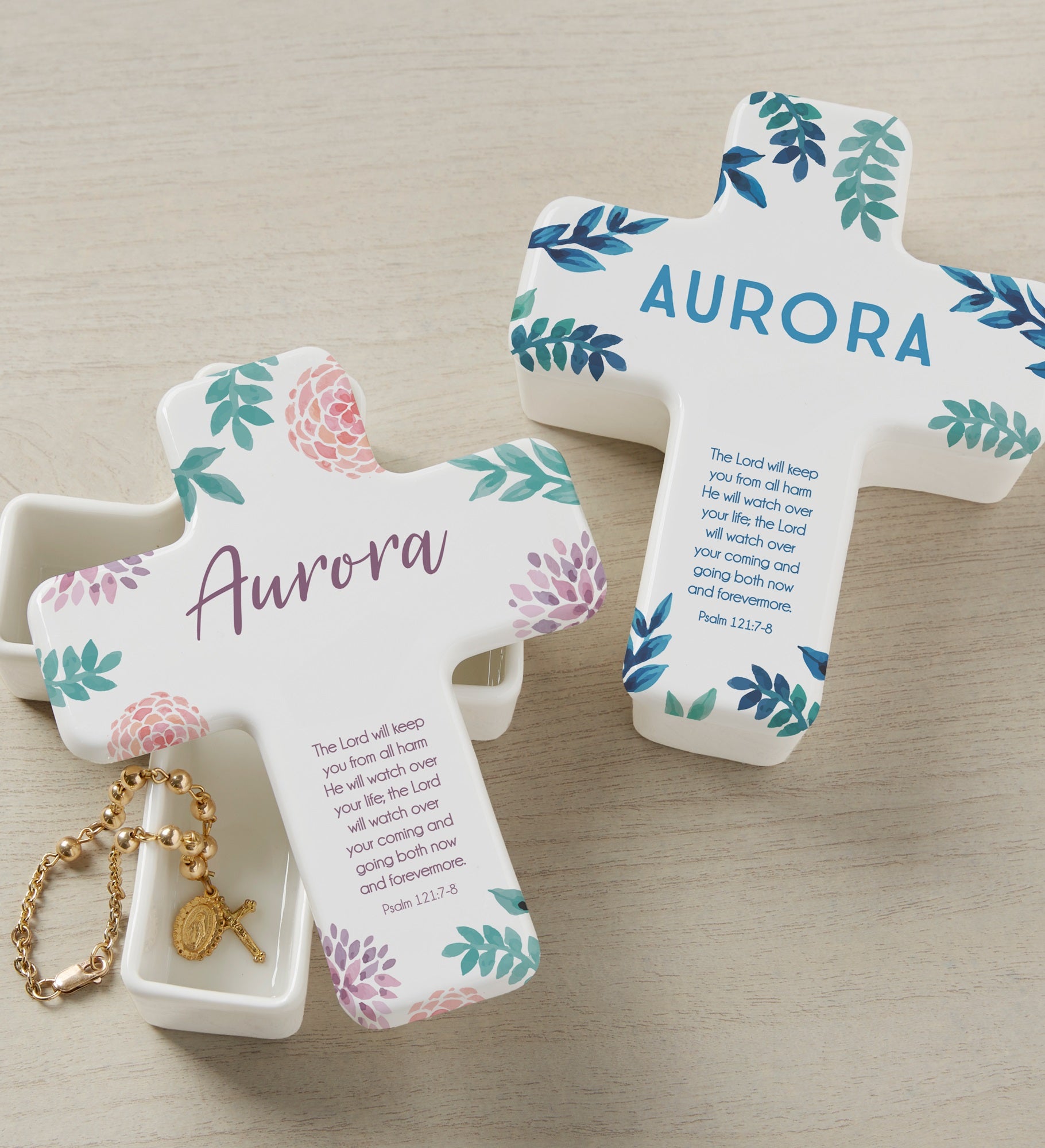 Protect Me Personalized Cross Box