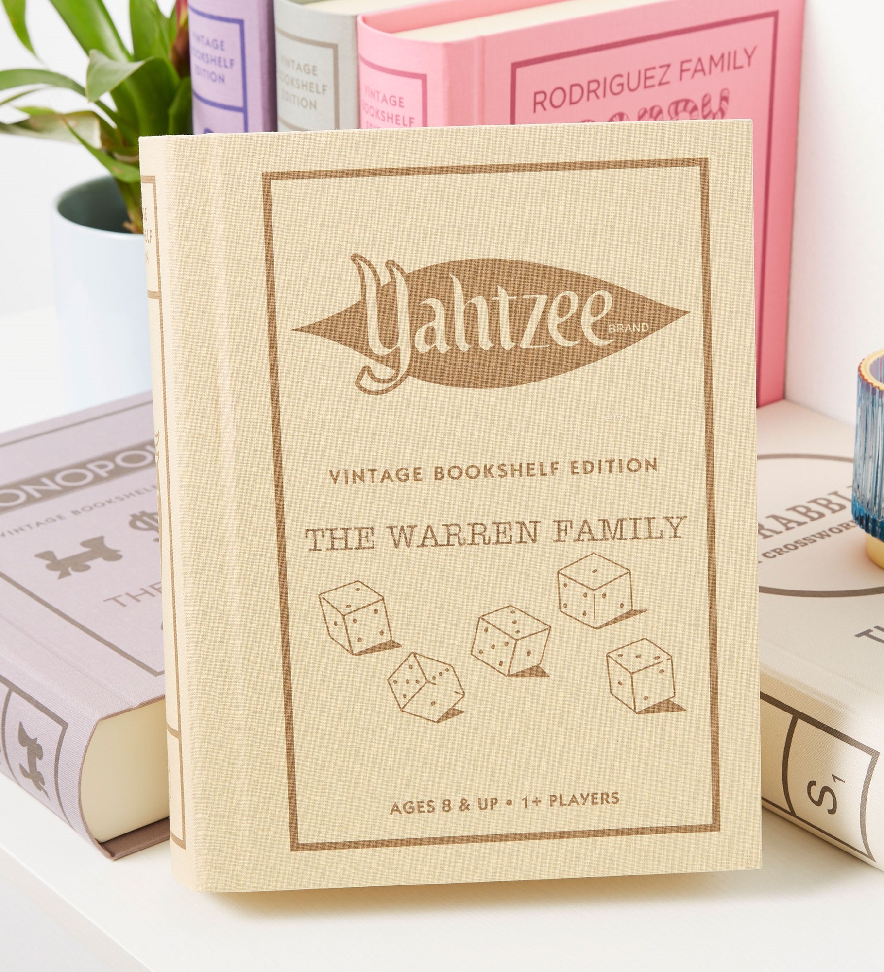 Yahtzee® Personalized Vintage Bookshelf Edition Board Game