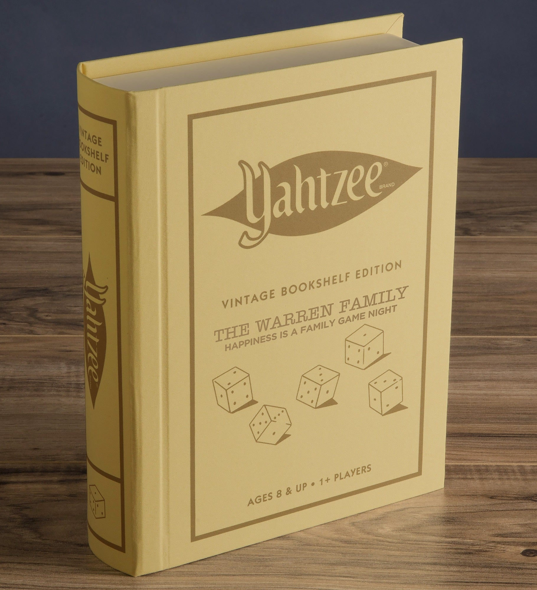 Yahtzee® Personalized Vintage Bookshelf Edition Board Game