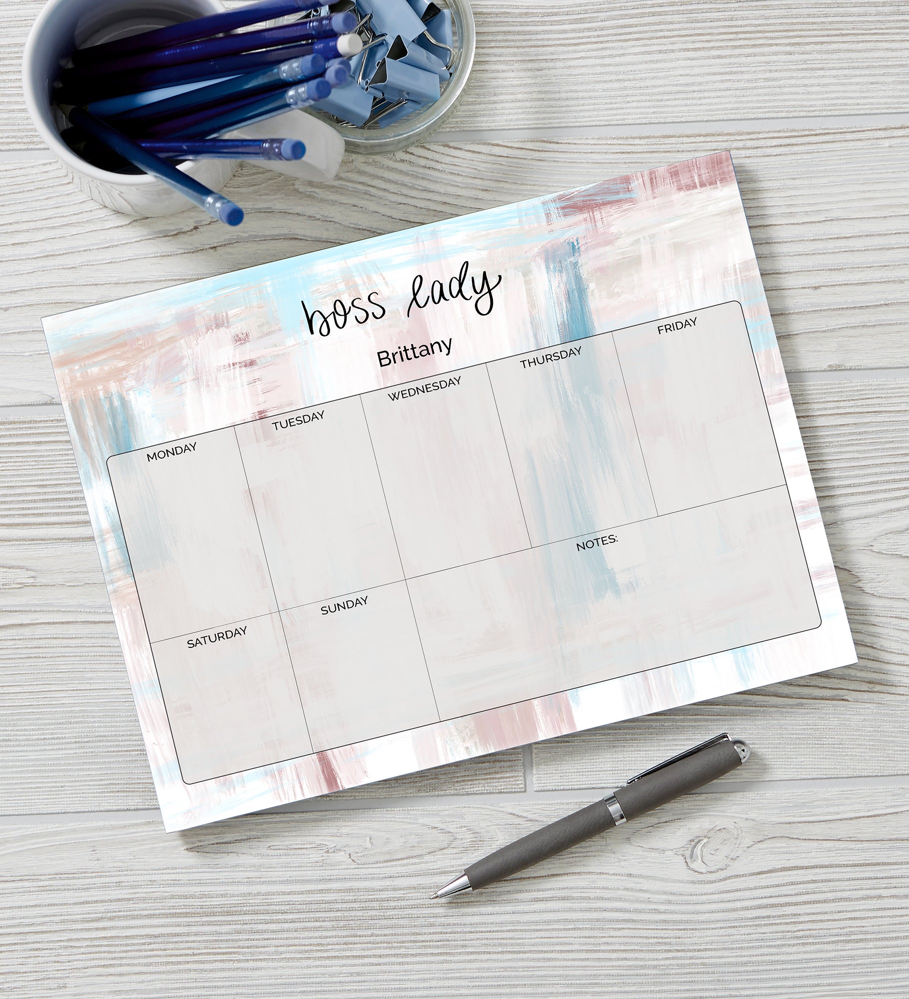 Boss Lady Personalized Weekly Planner