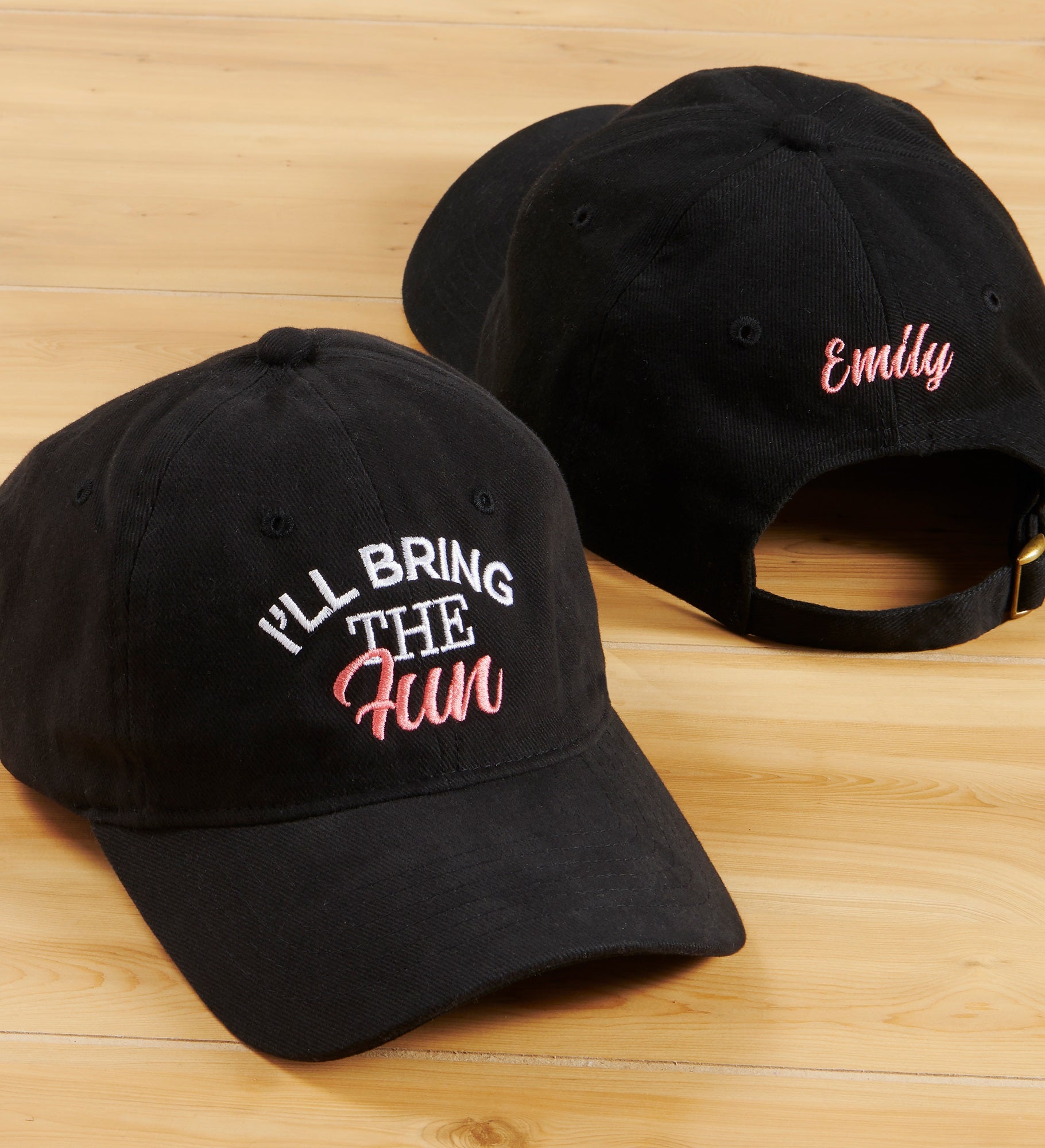 "I'll Bring The" Embroidered Baseball Caps