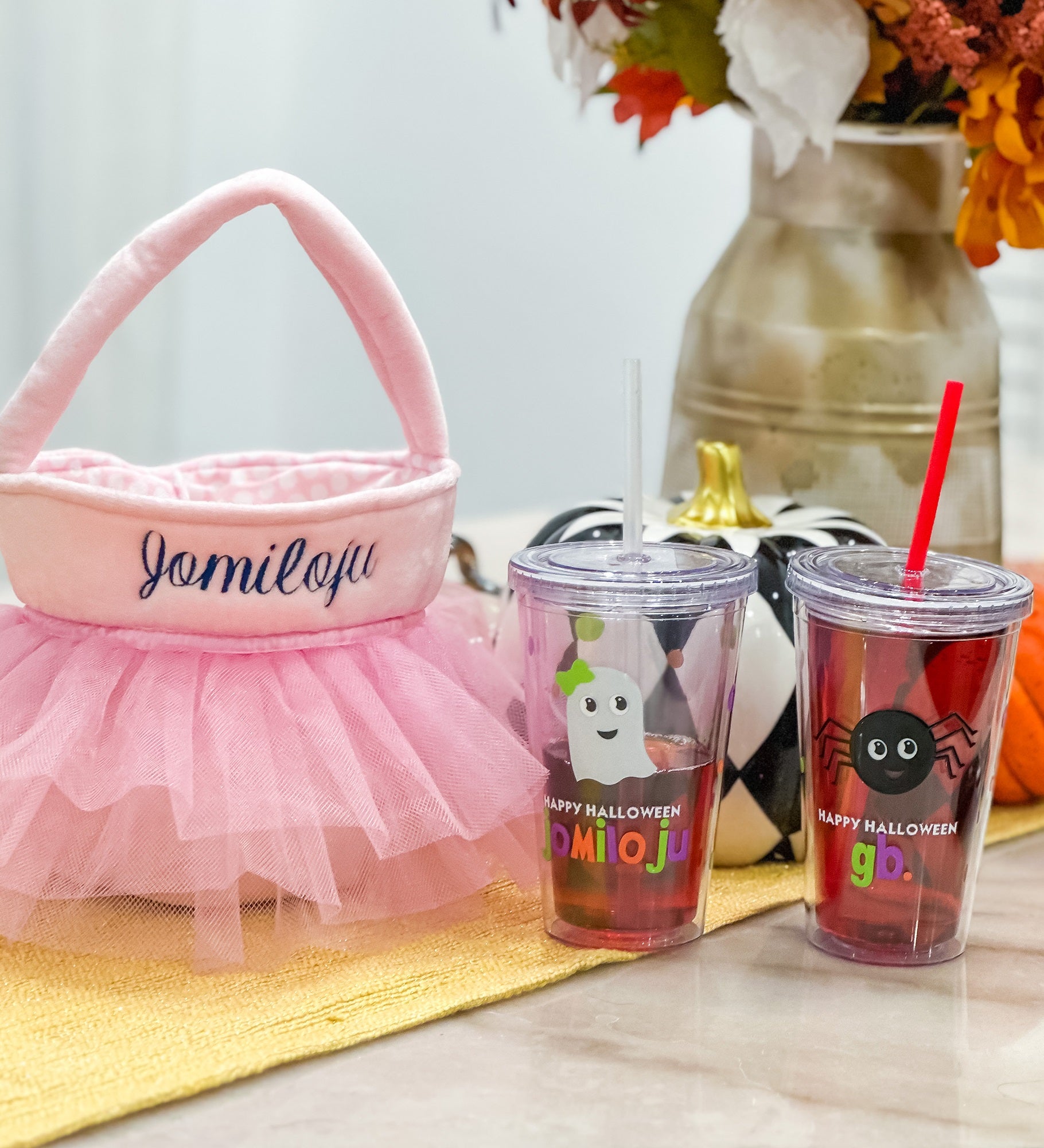 Halloween Character Personalized 17 oz. Insulated Acrylic Tumbler