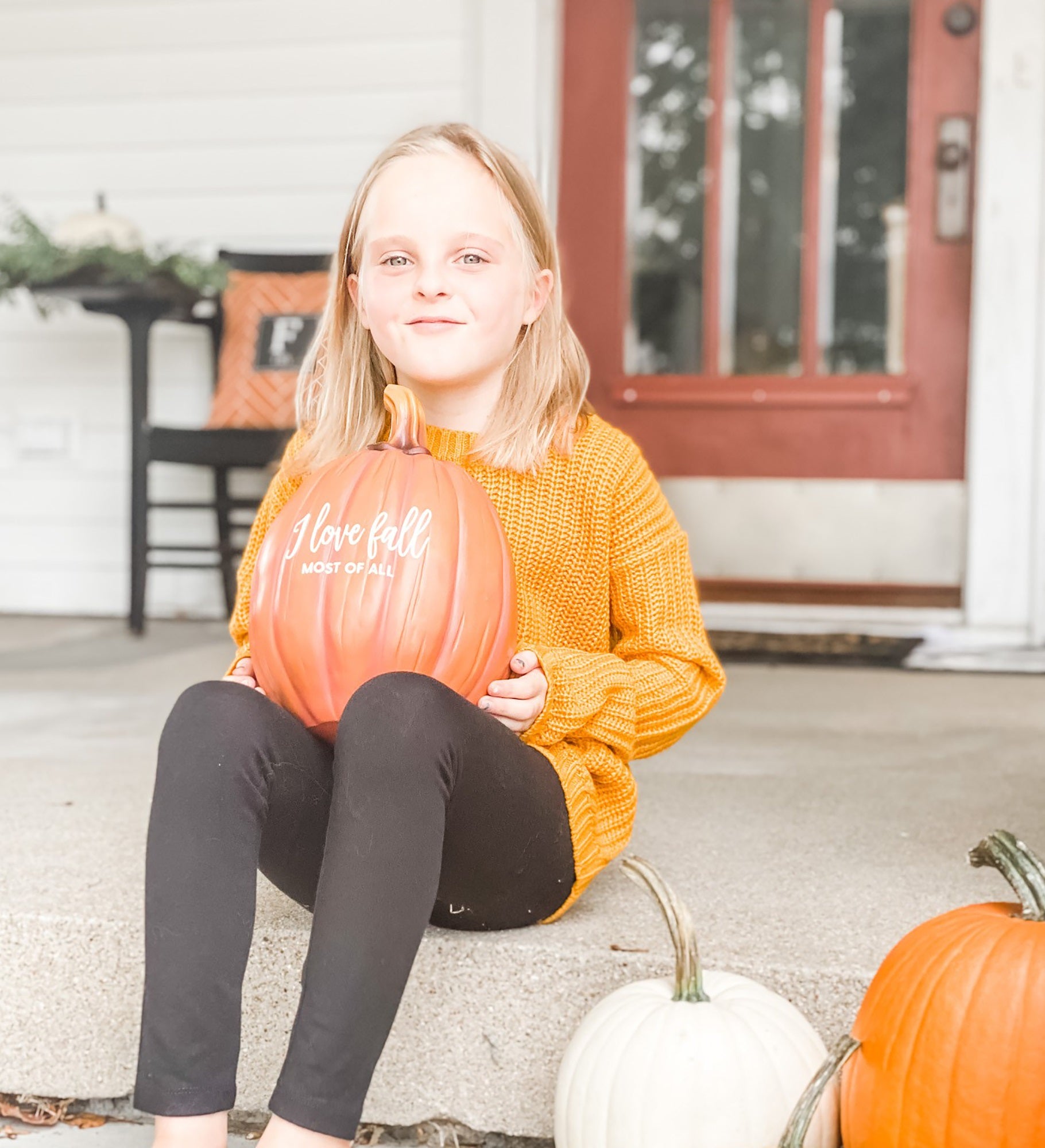 Fall Seasonally Script Personalized Pumpkins