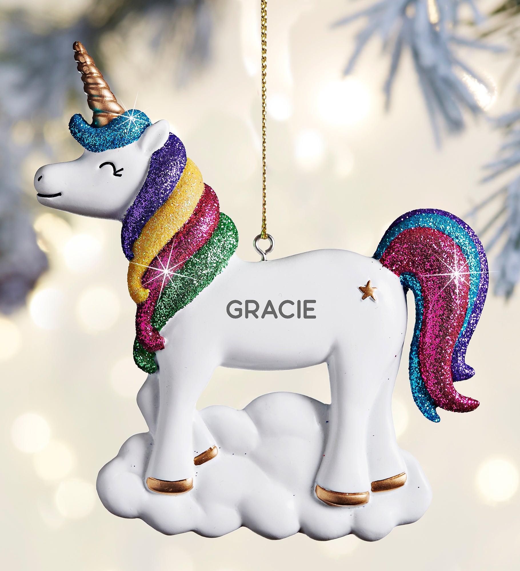 Unicorn Personalized Ornament