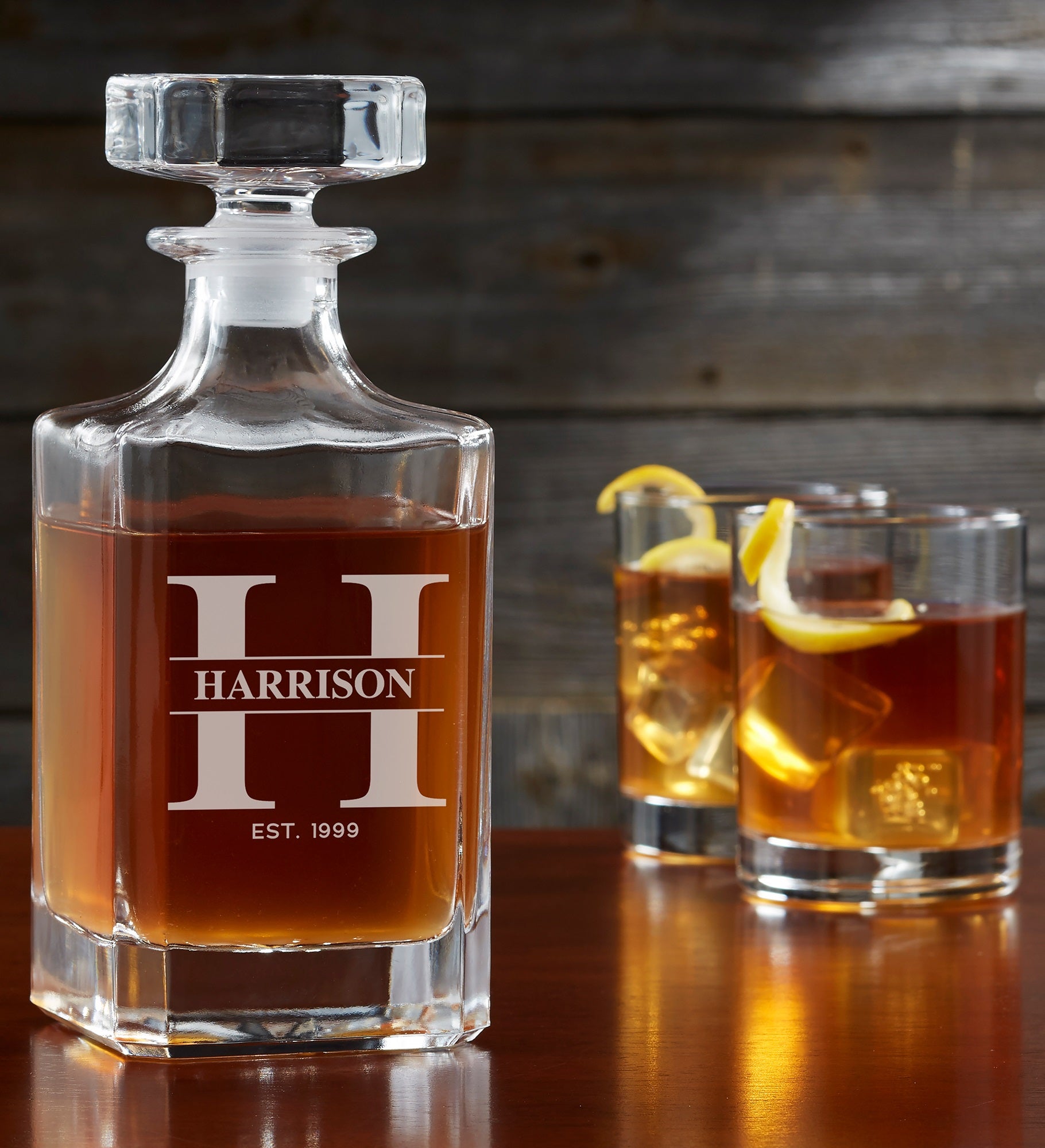 Lavish Last Name Engraved Royal Decanter