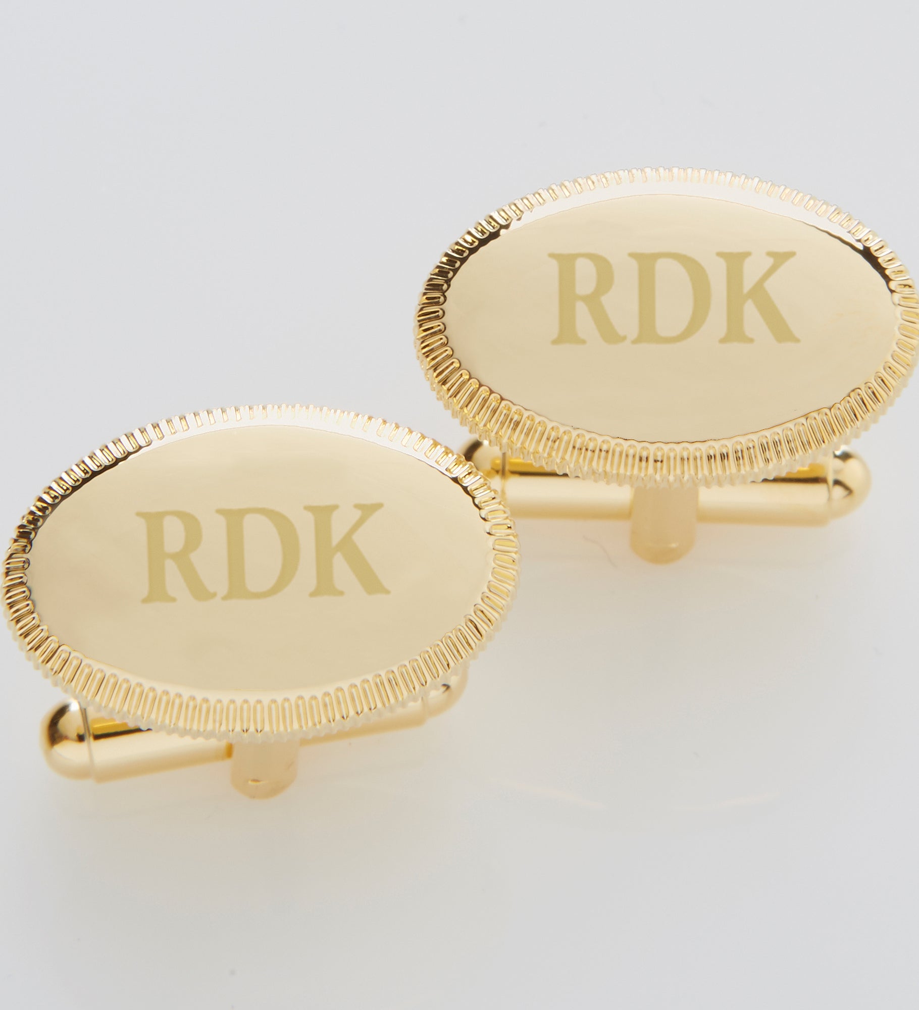 Elite Collection Gold Engraved Cuffinks