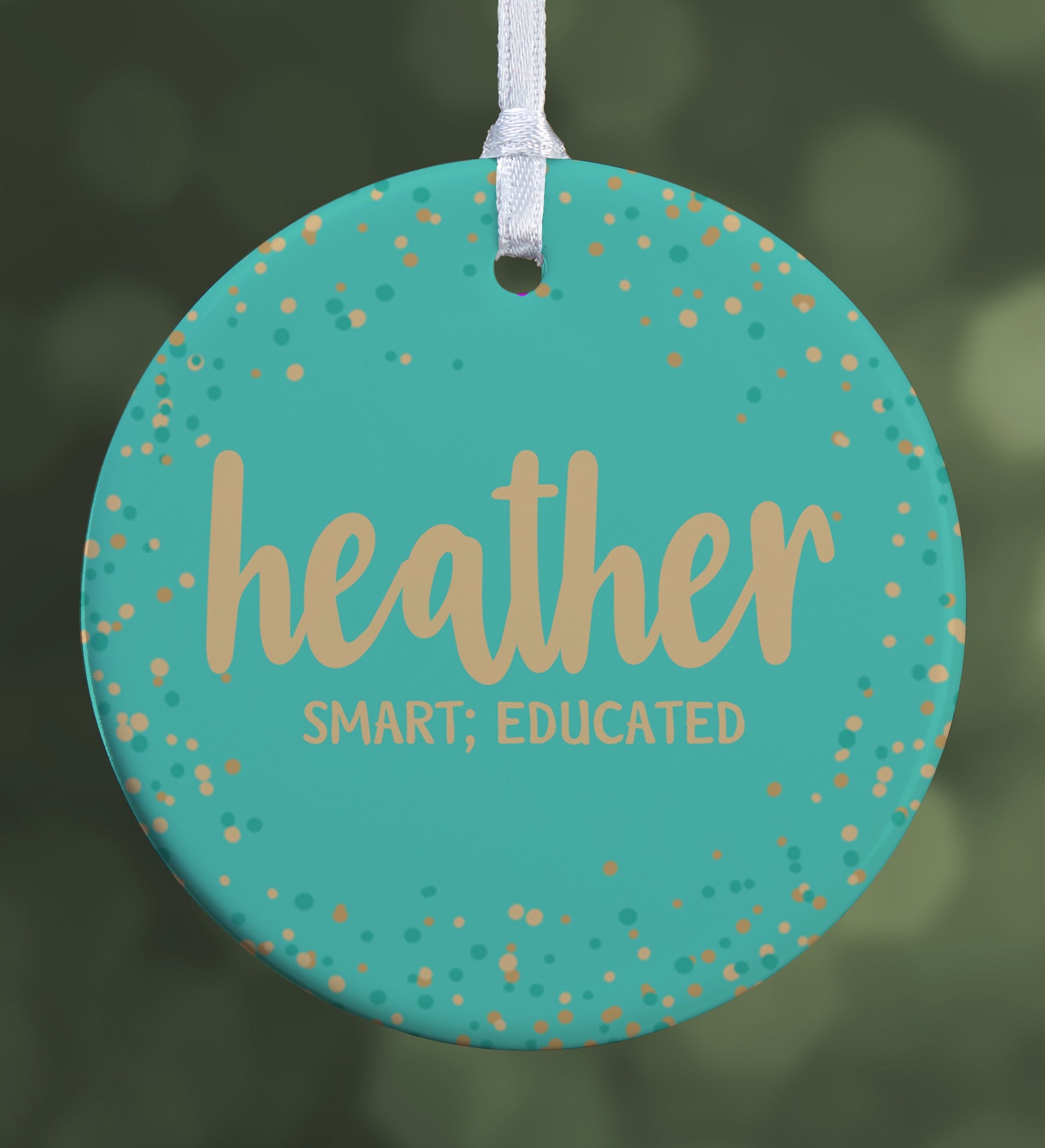 Sparkling Name Meaning Personalized Ornament