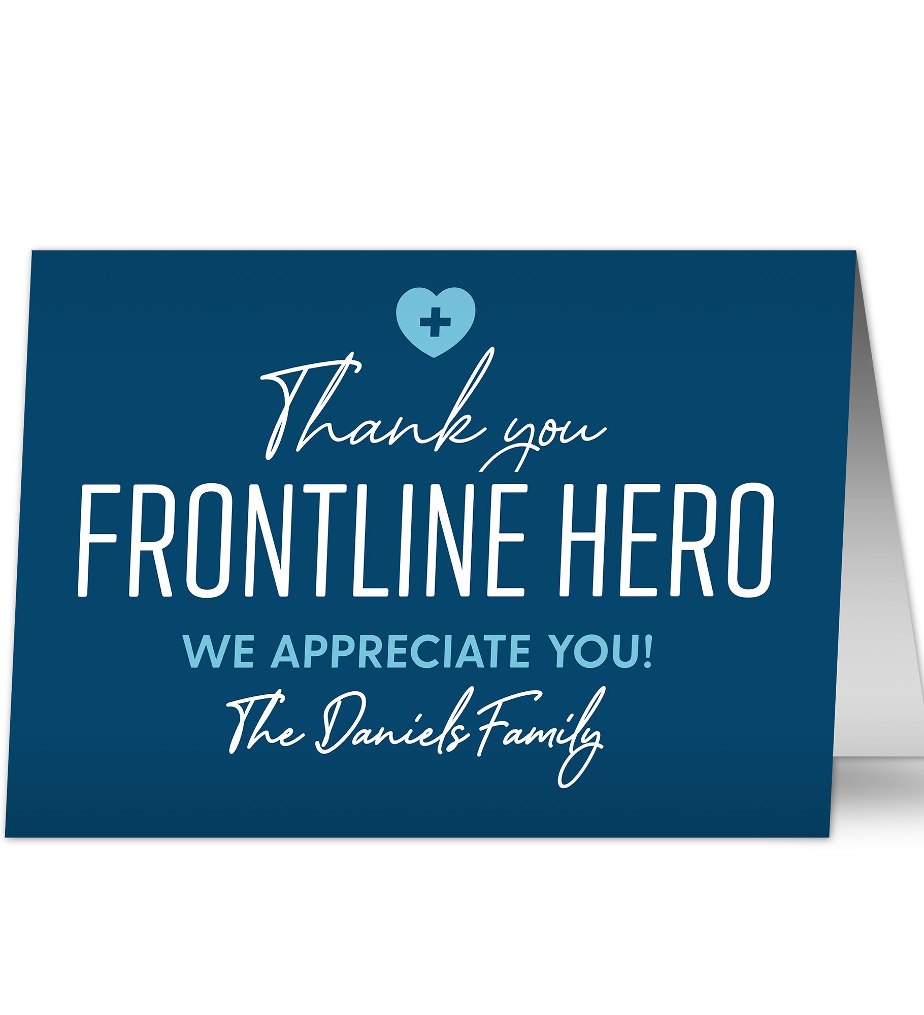 Thank You Frontline Hero Greeting Card