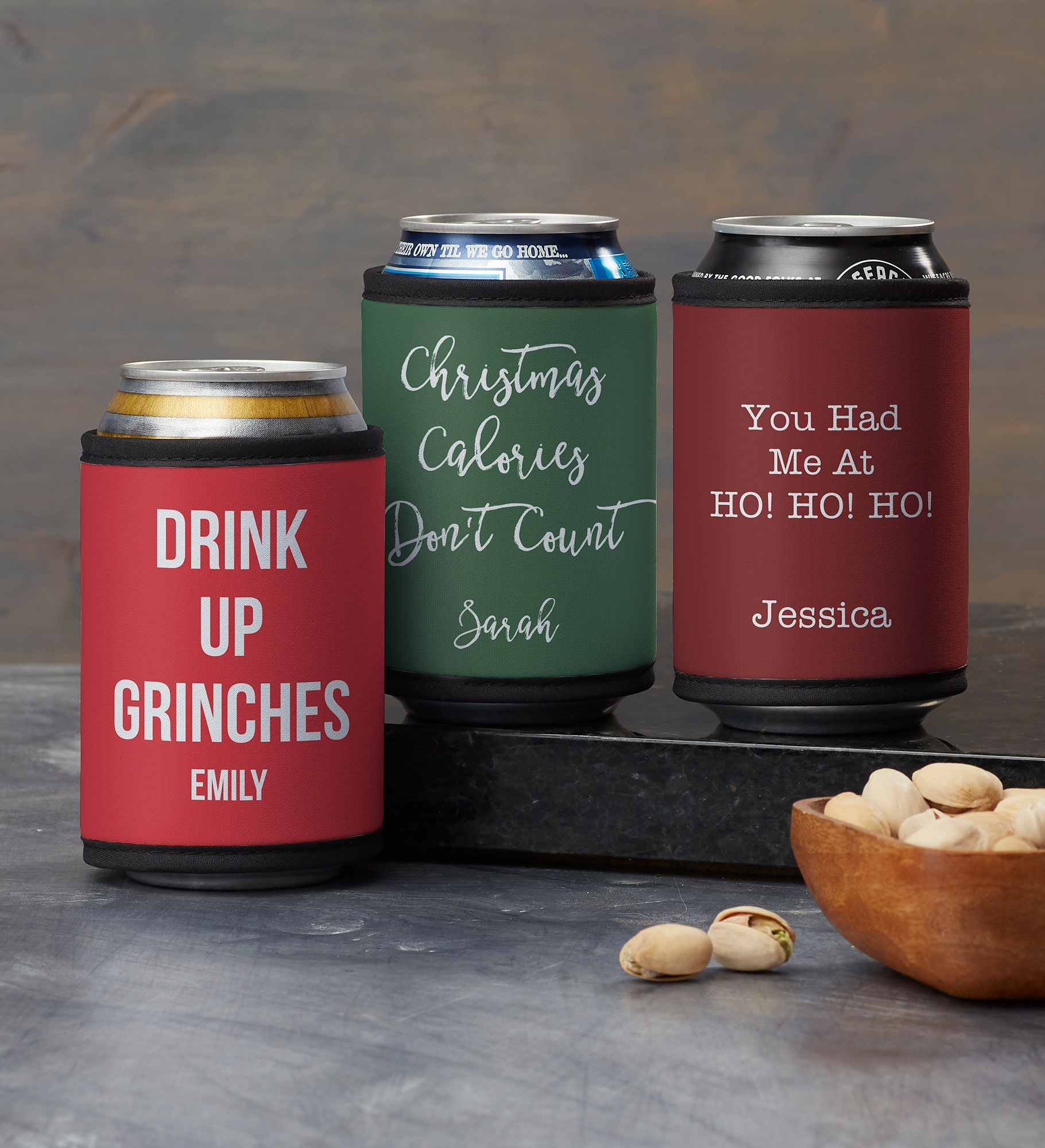 Christmas Expressions Write Your Own Personalized Can & Bottle Wrap