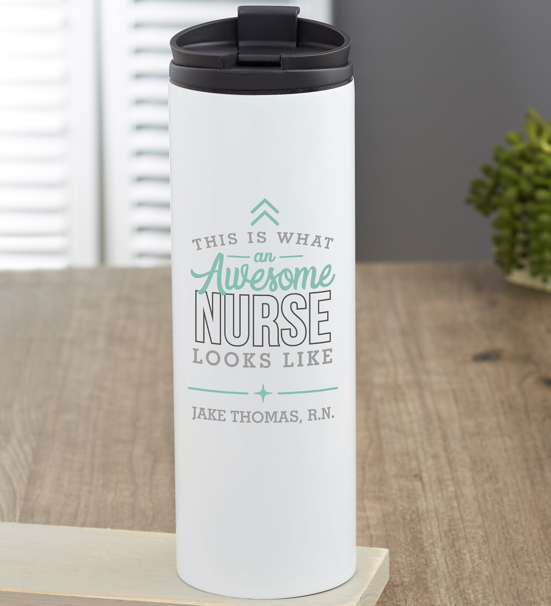 This is What an Awesome Nurse Looks Like Personalized 16 oz. Travel Tumbler