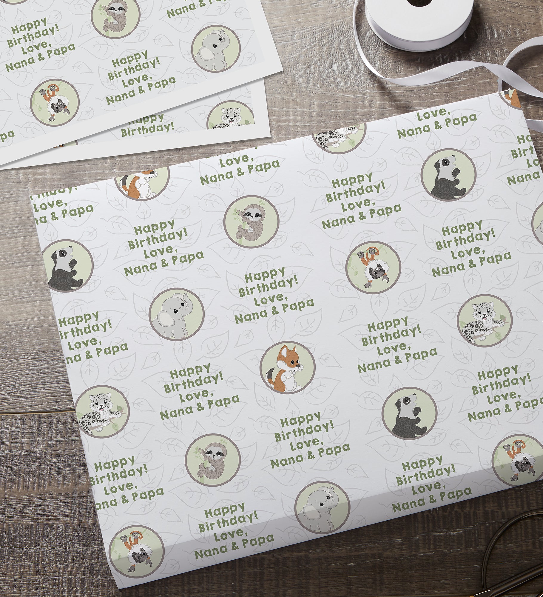 Precious Moments® Precious Earth Personalized Wrapping Paper