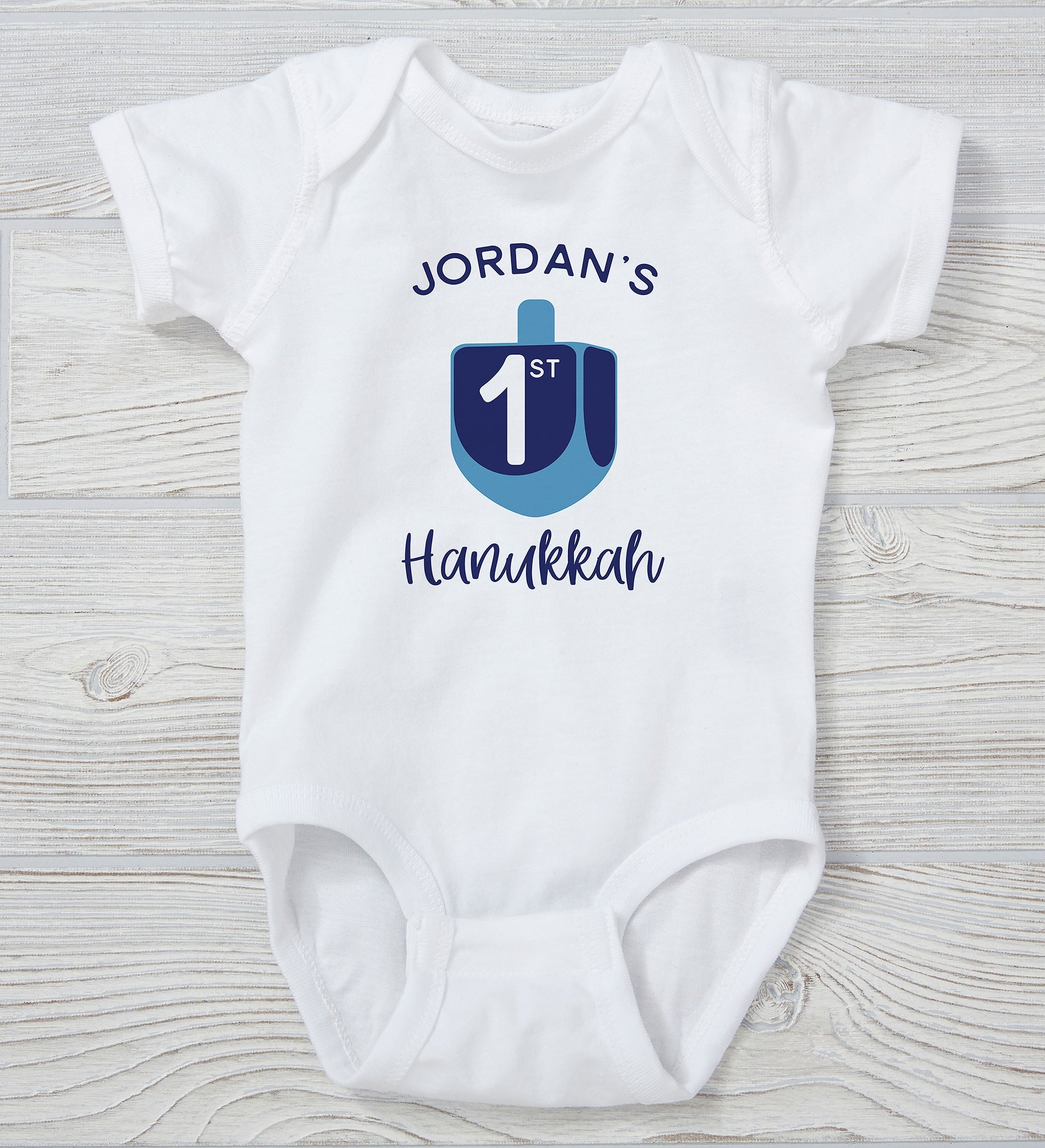 First Hanukkah Personalized Baby Clothing