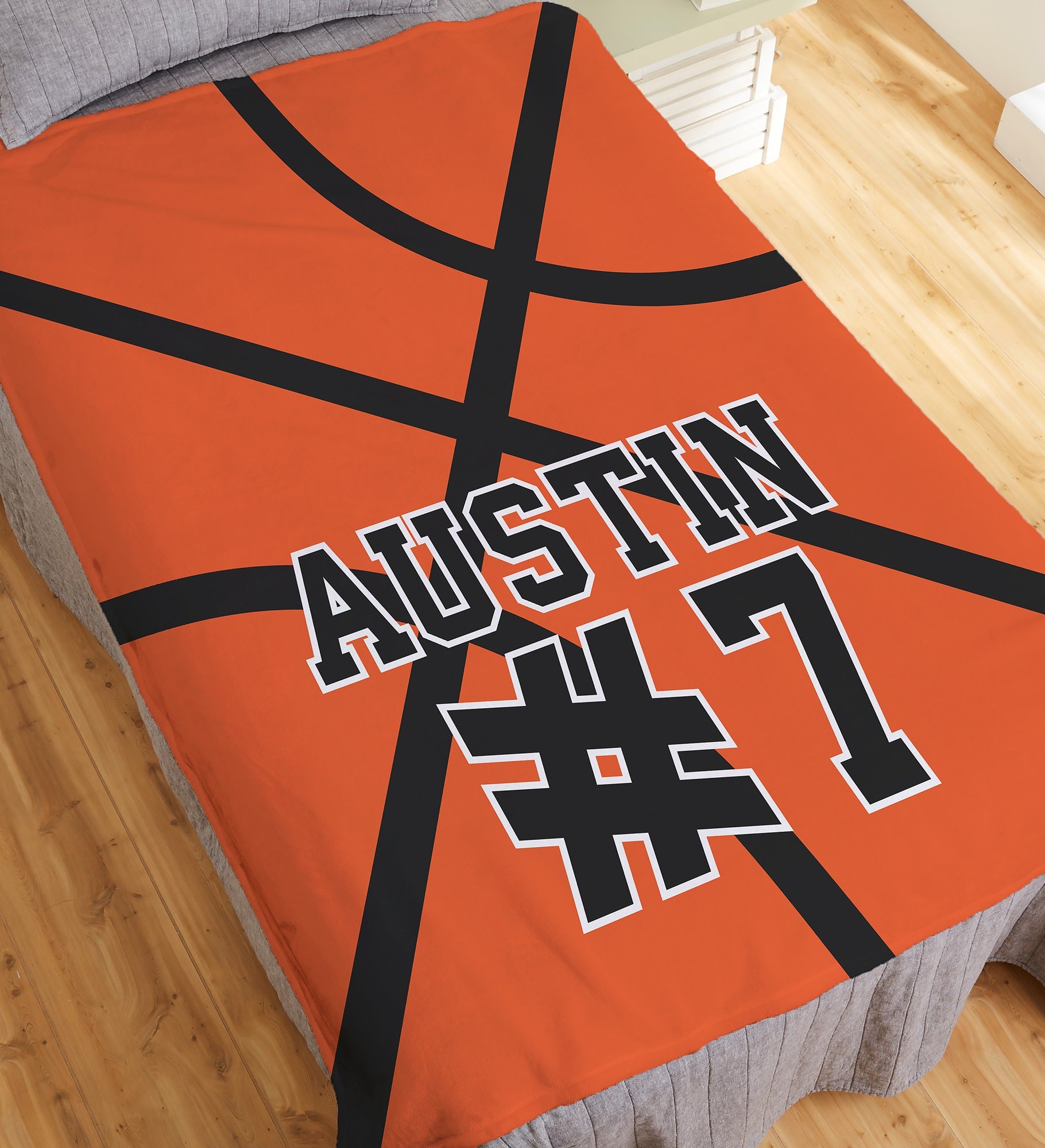 Basketball Personalized Sports Blanket