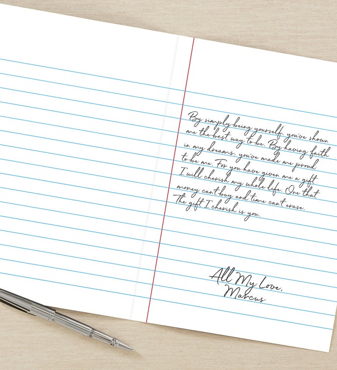 Love Letter Personalized Oversized Greeting Card