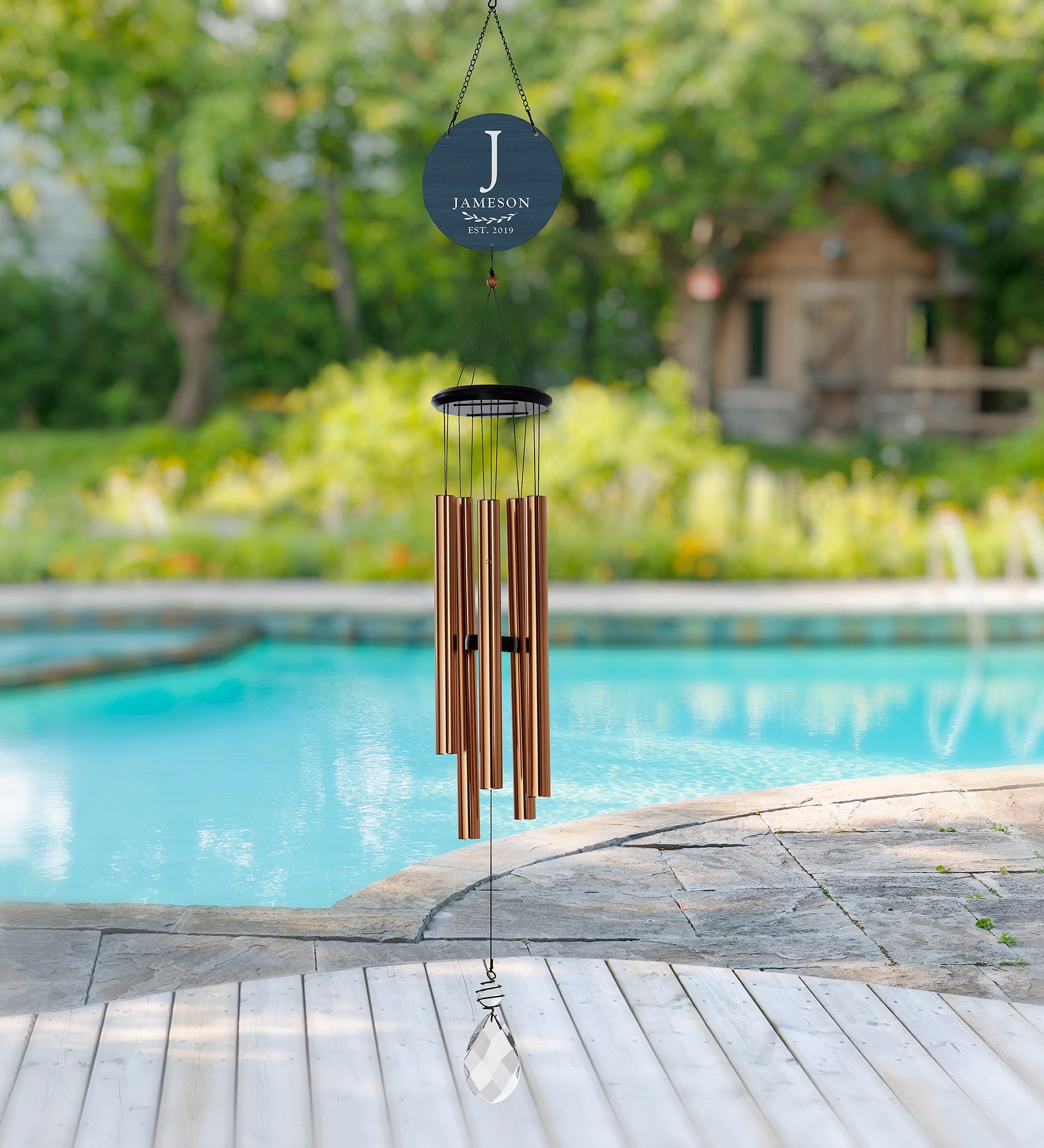 Family Laurel Personalized Wind Chimes