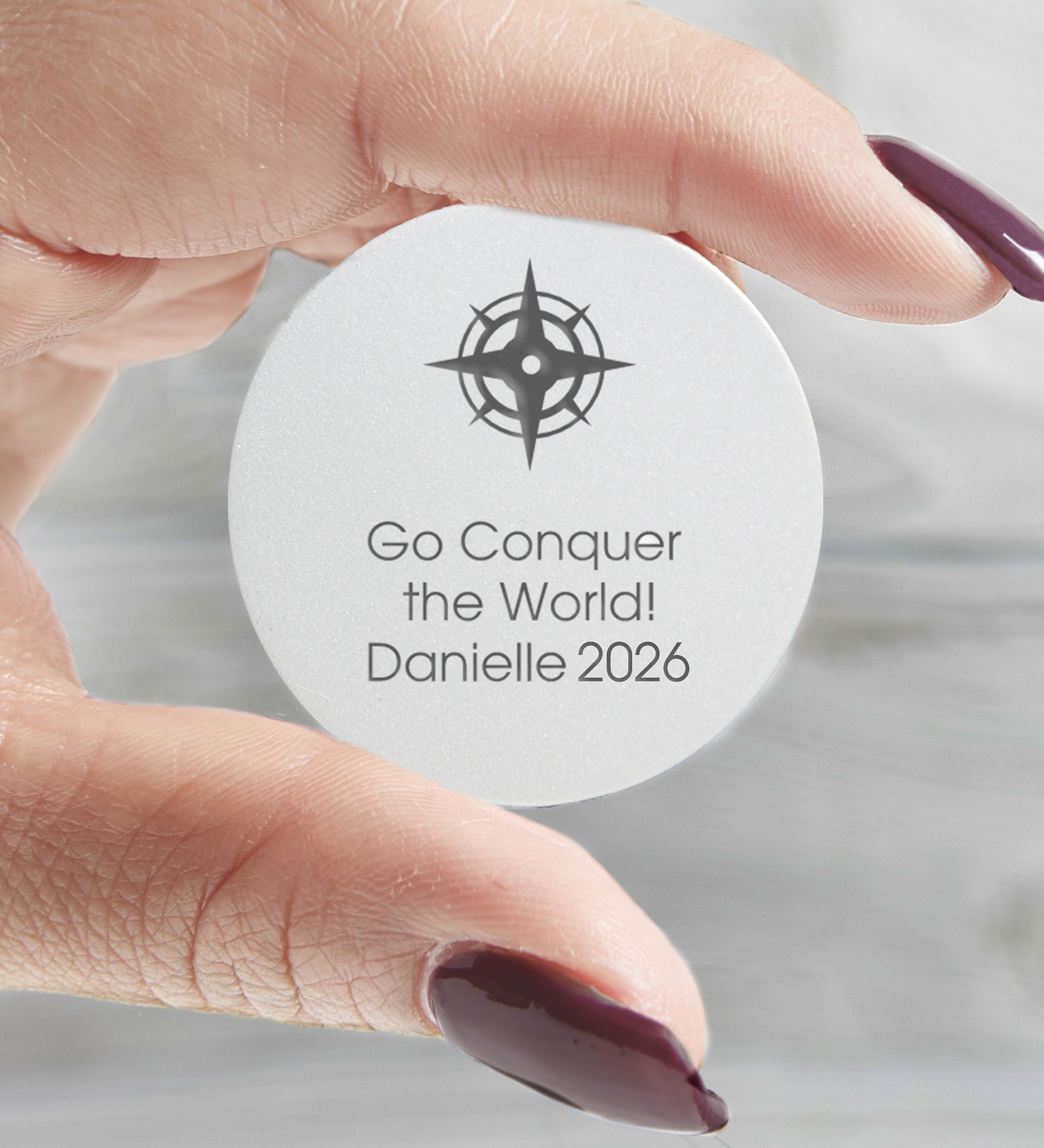 Choose Your Icon Personalized Metal Pocket Token