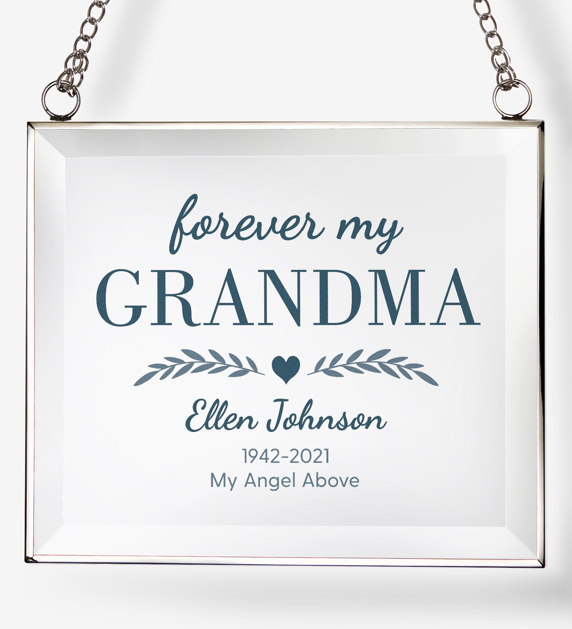 Forever My... Personalized Glass Suncatcher