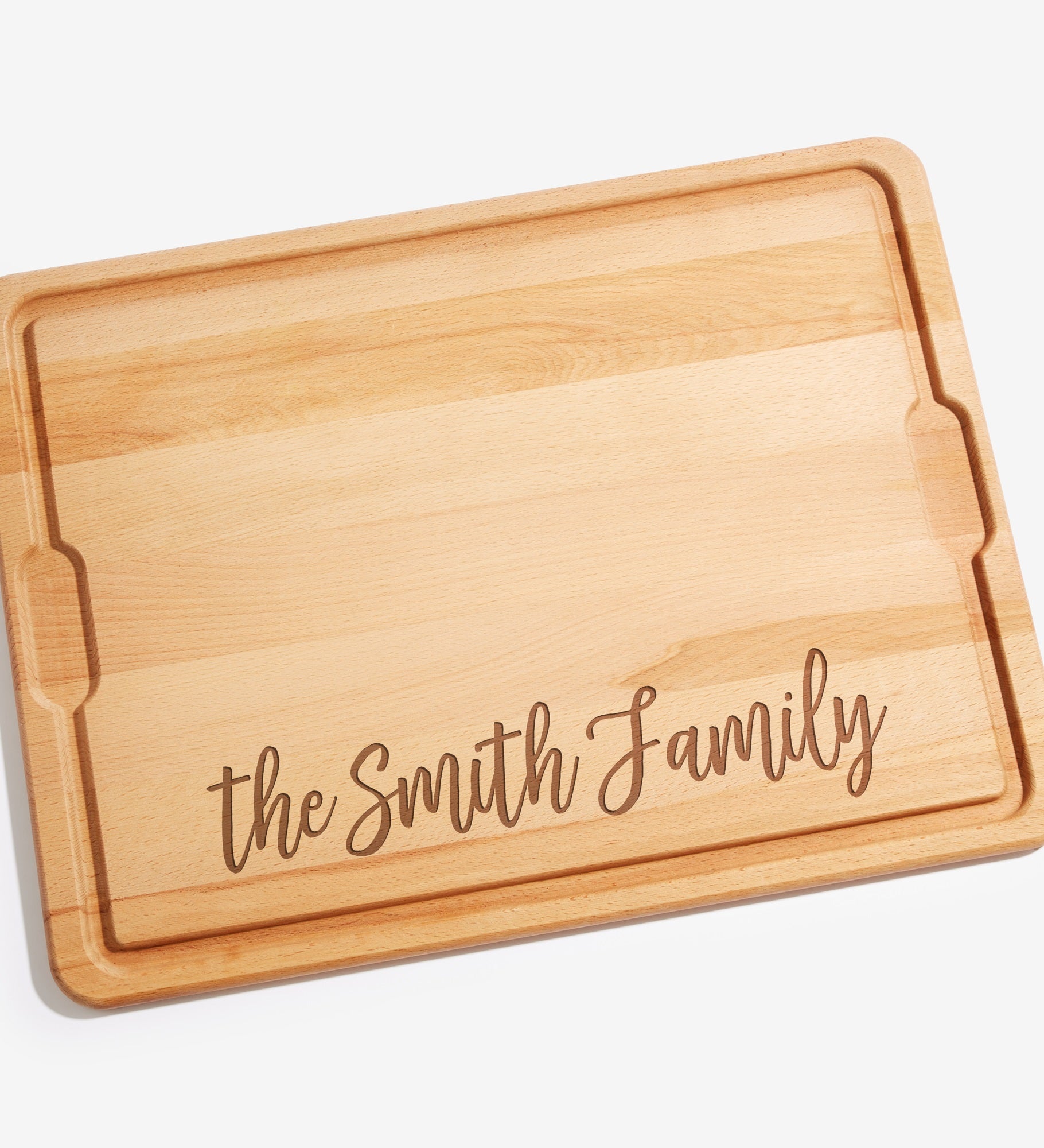 Seasonally Script Personalized Hardwood Charcuterie Board