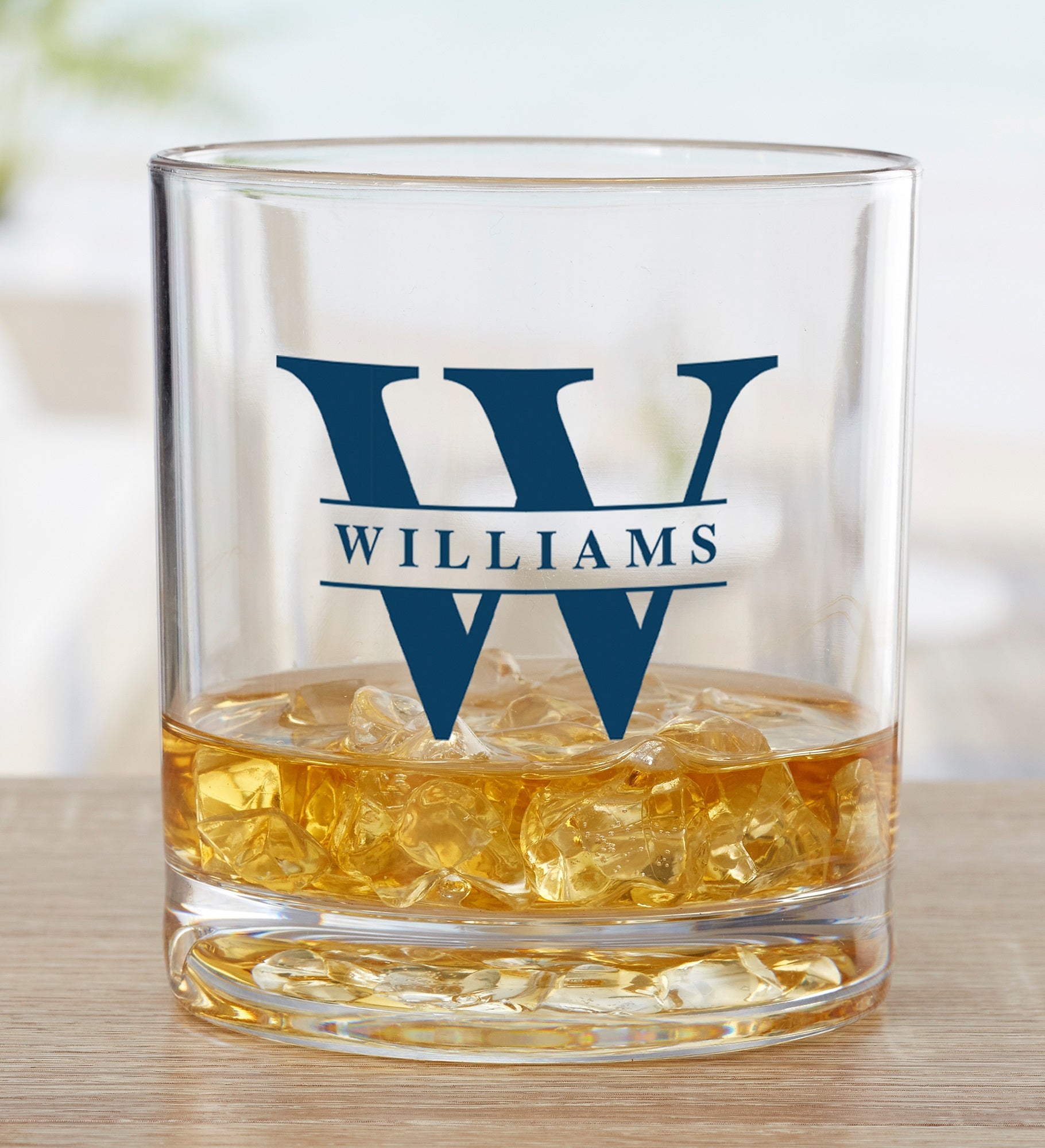 Lavish Last Name Personalized Unbreakable Tritan Whiskey Glasses