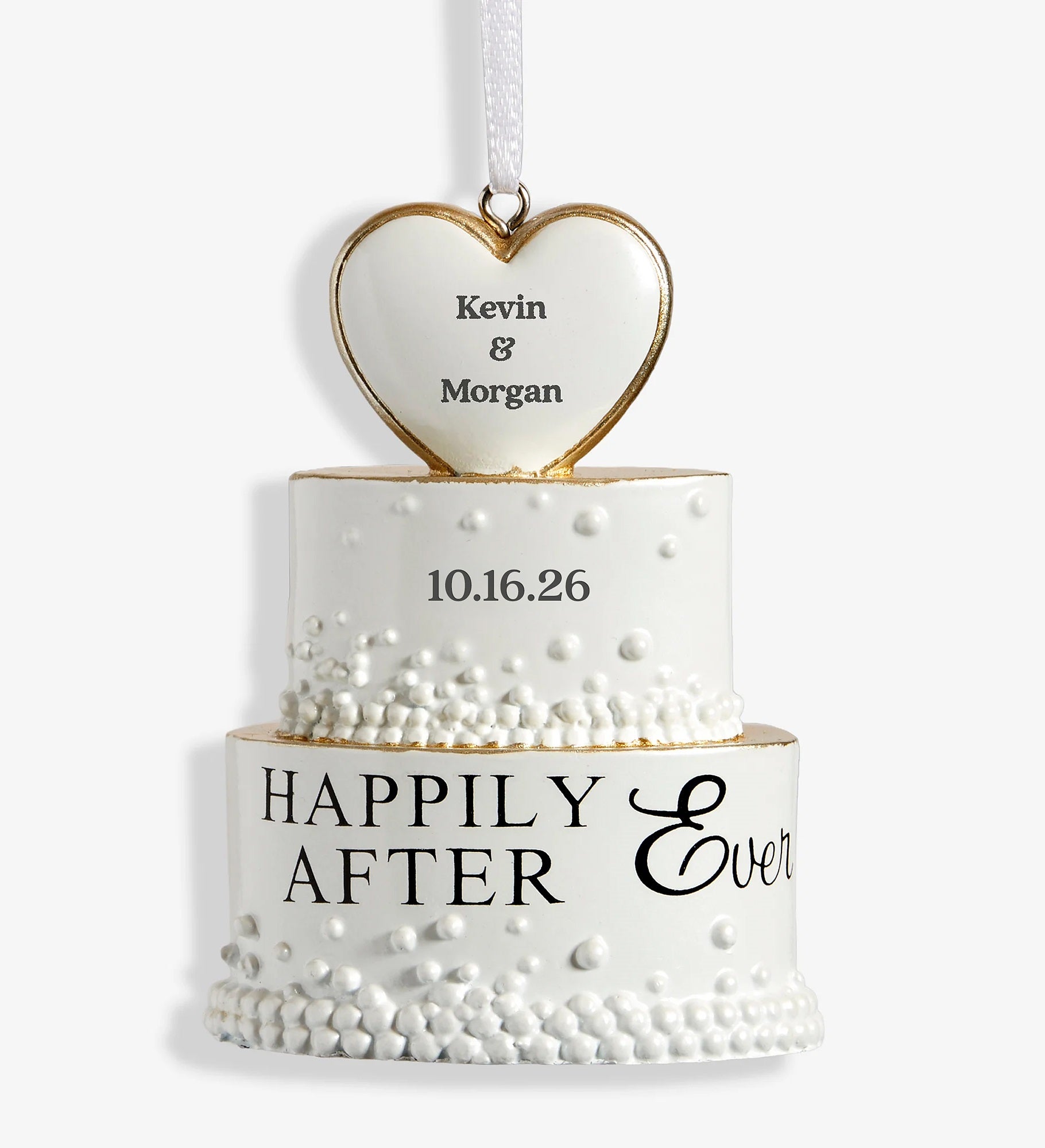 Wedding Cake Personalized Ornament