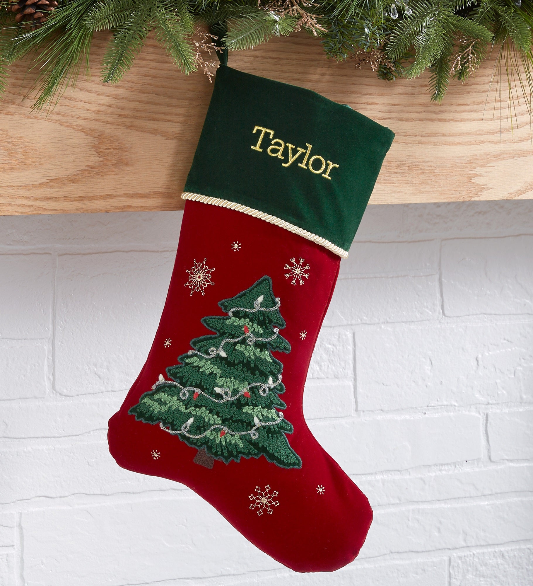 Traditional Icon Personalized Christmas Stockings