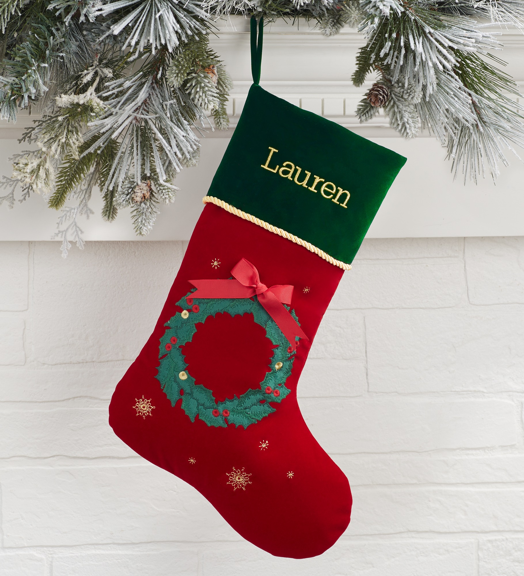 Traditional Icon Personalized Christmas Stockings