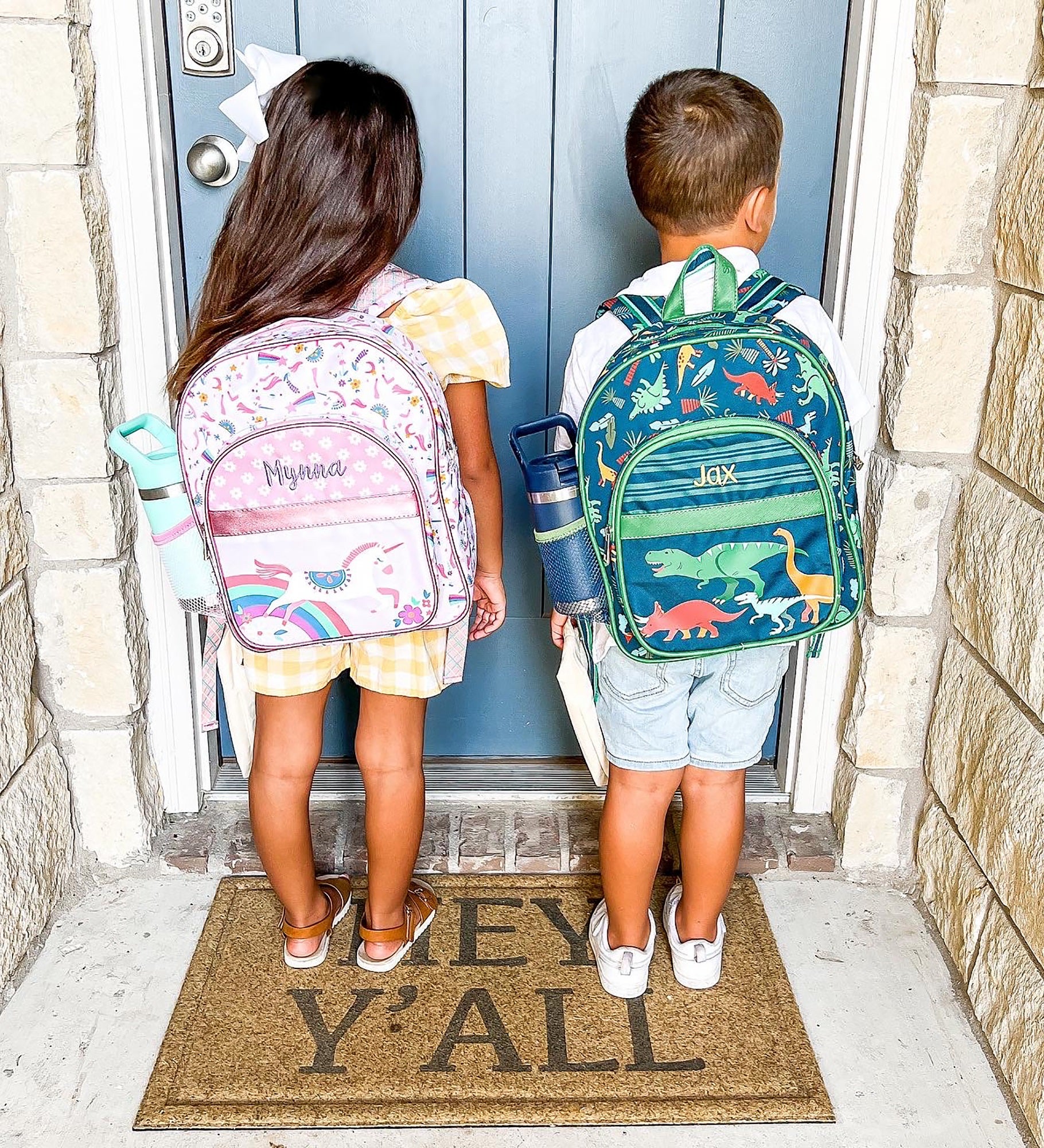 Dino Embroidered Classic Backpack by Stephen Joseph