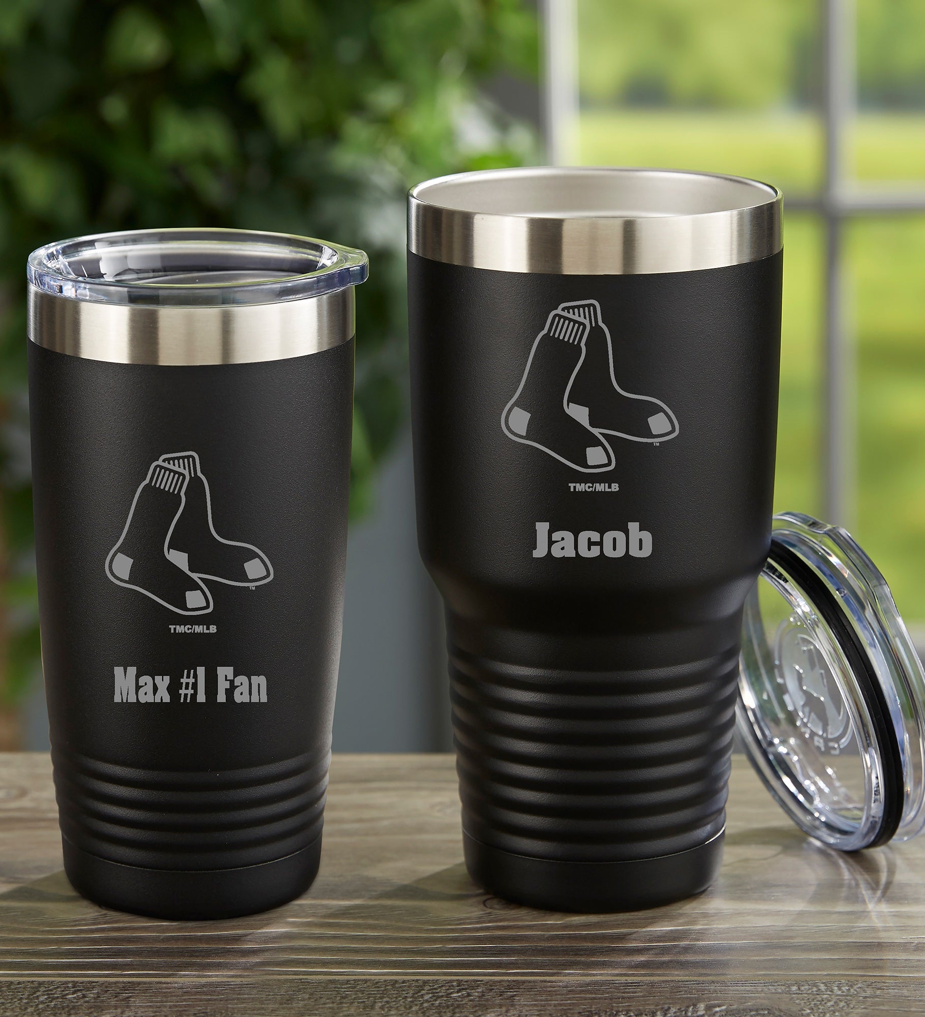 MLB Boston Red Sox Personalized Stainless Steel Tumbler