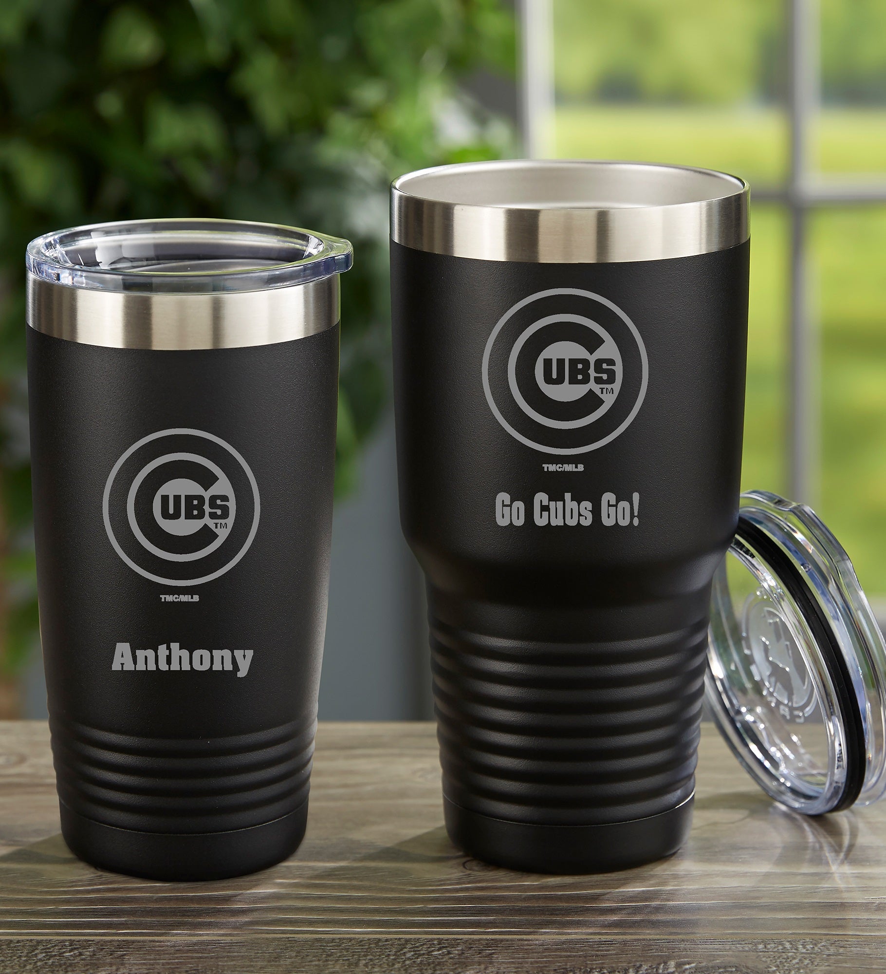 MLB Chicago Cubs Personalized Stainless Steel Tumbler