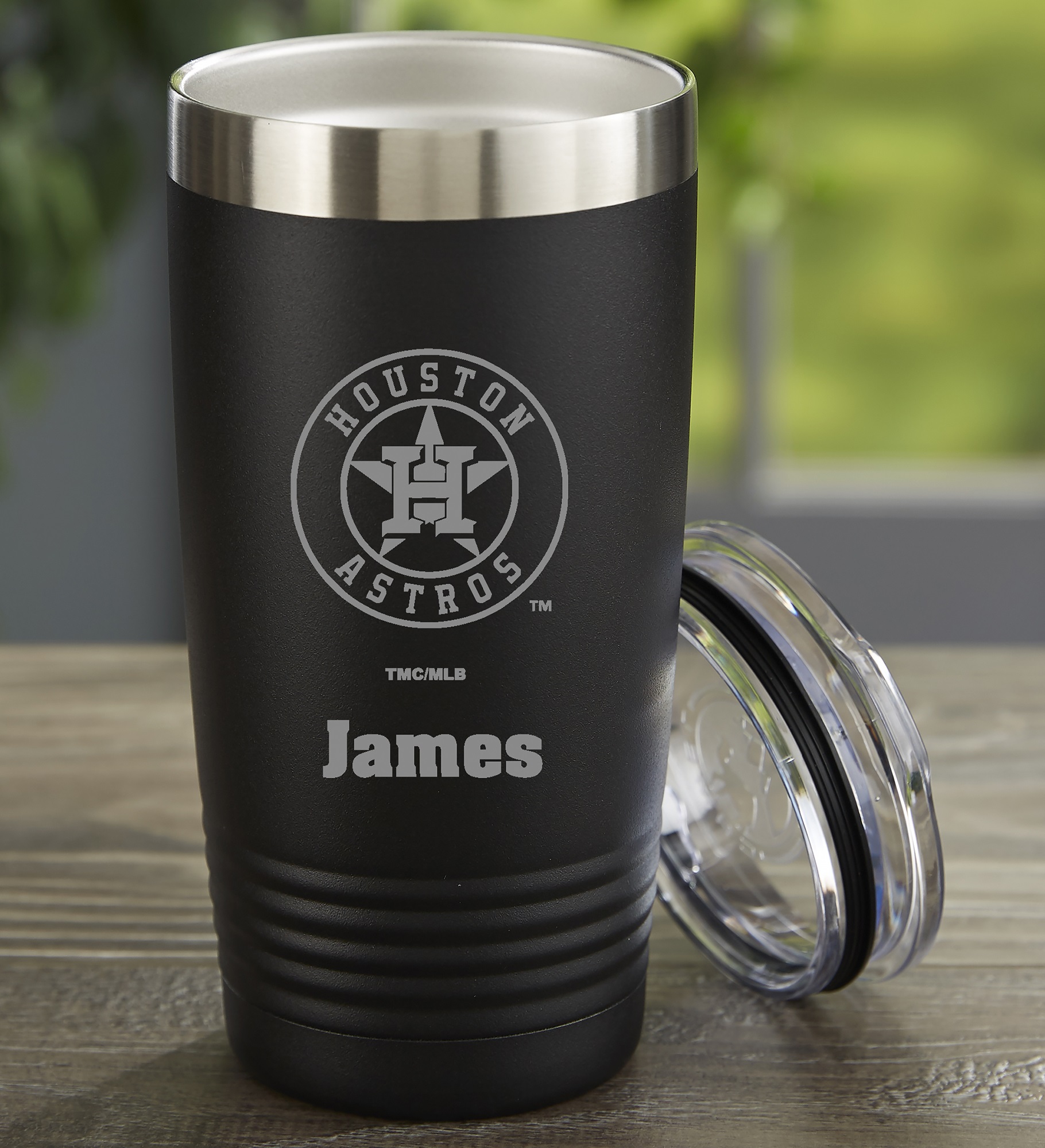 MLB Houston Astros Personalized Stainless Steel Tumbler