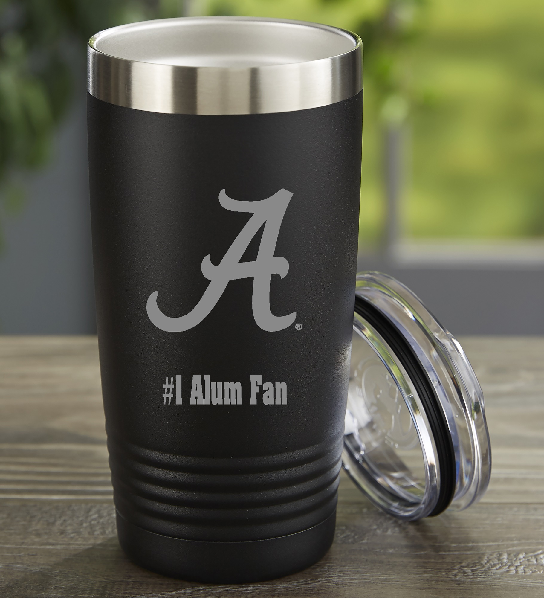 NCAA Alabama Crimson Tide Personalized Stainless Steel Tumbler