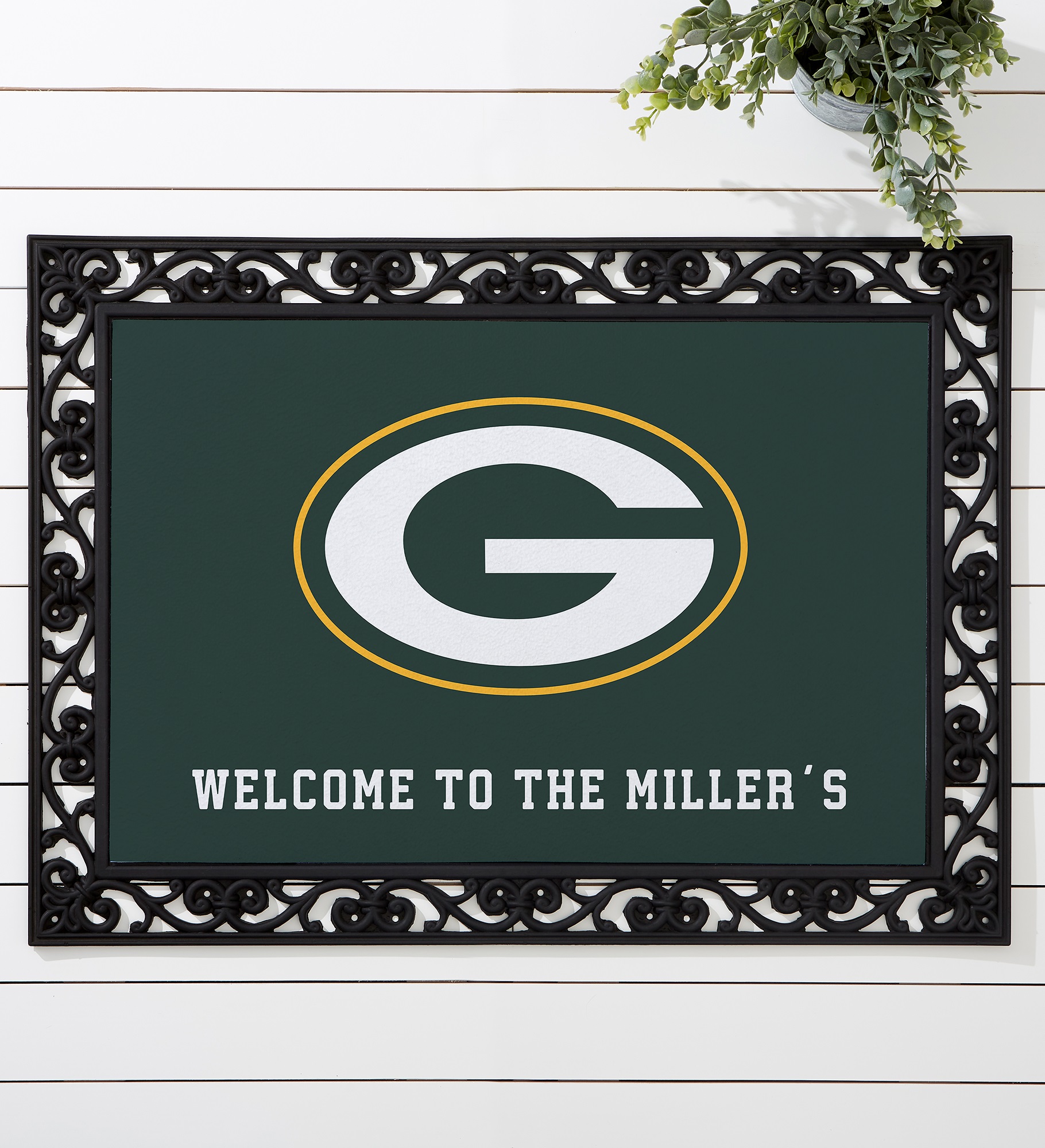 NFL Green Bay Packers Personalized Doormats